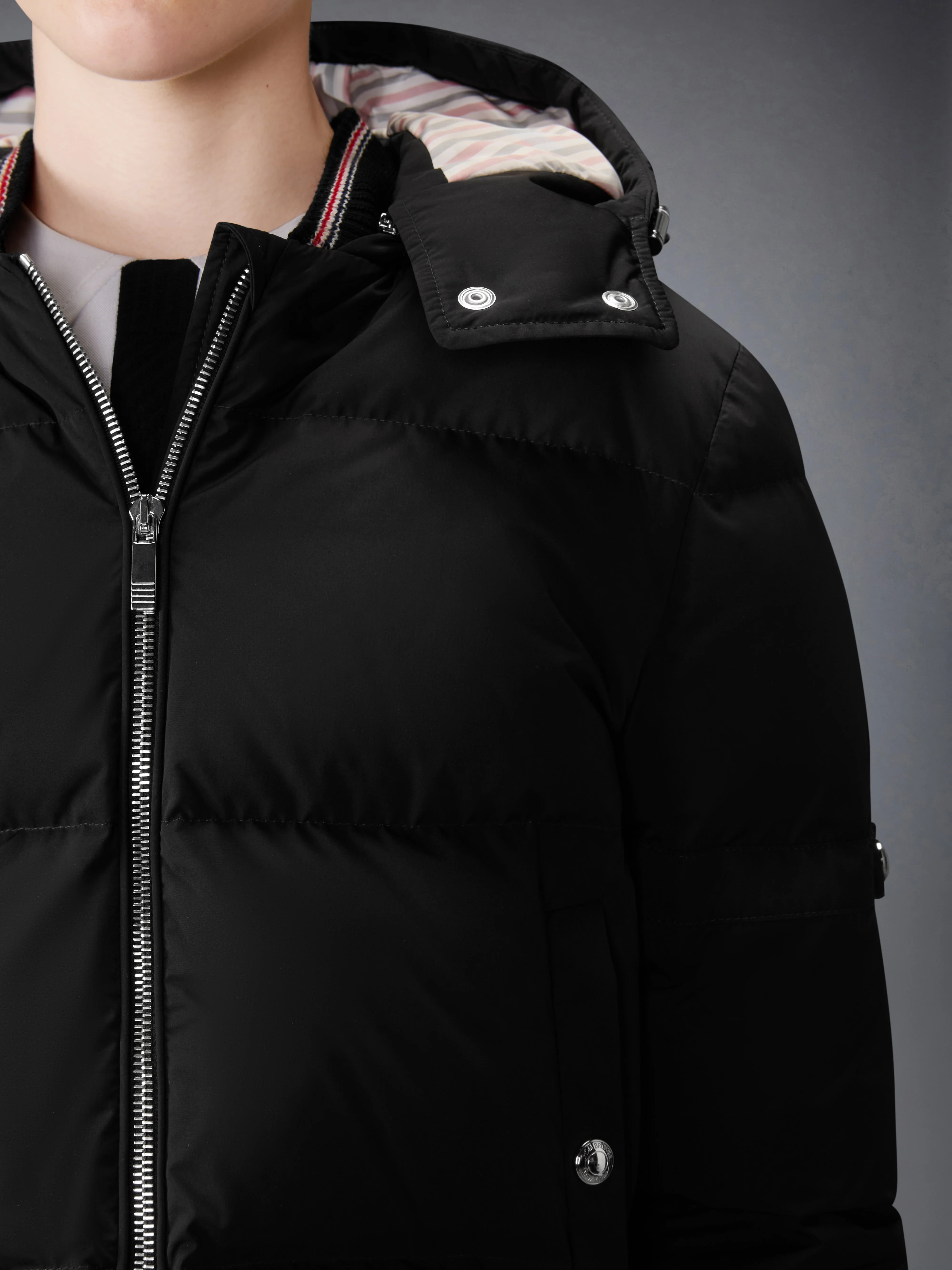 POLY TECH DOWN FILLED ARMBAND CROPPED PARKA - Image 7