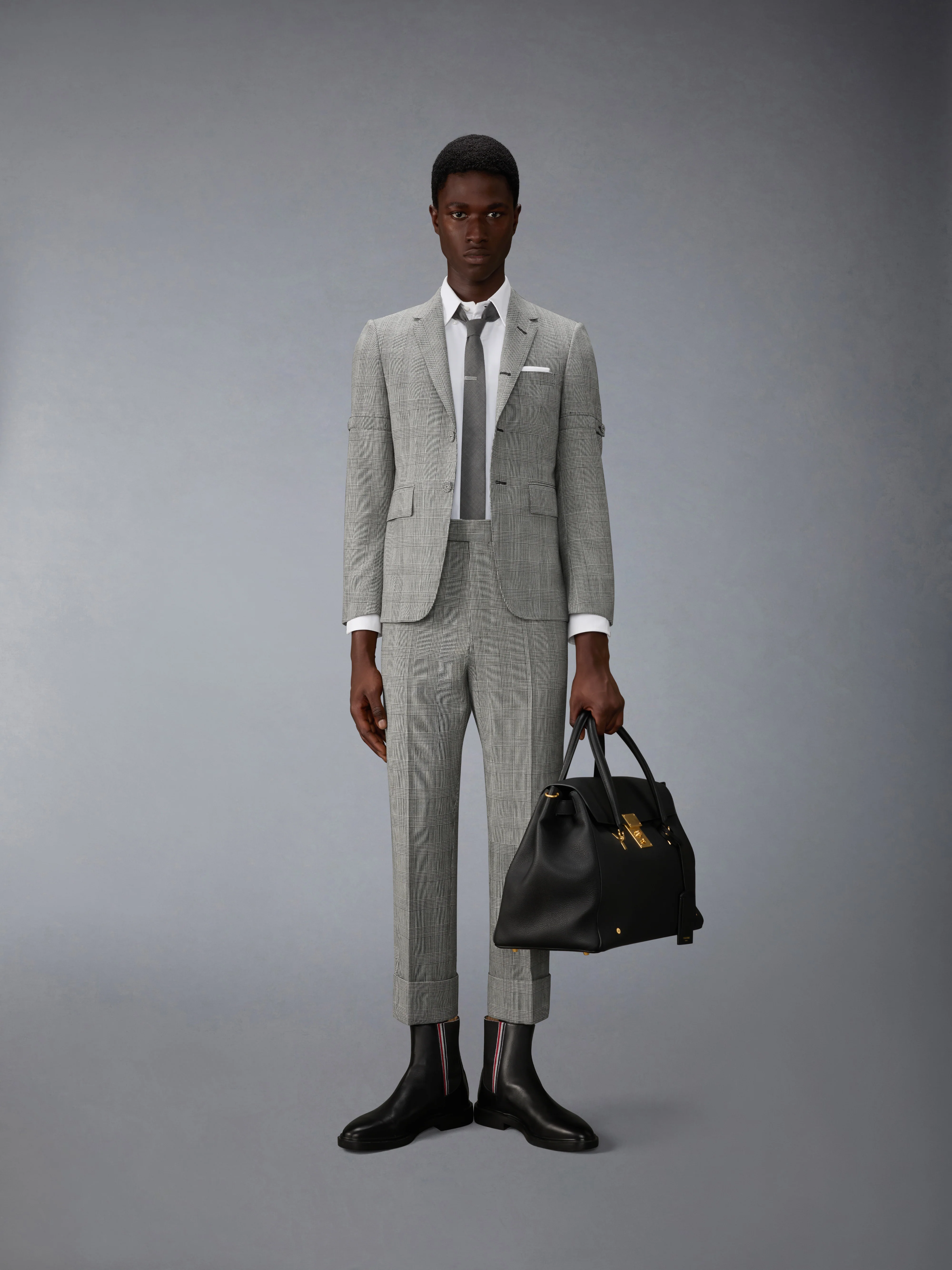 PRINCE OF WALES FRESCO WOOL ARMBAND SPORTCOAT - Image 3