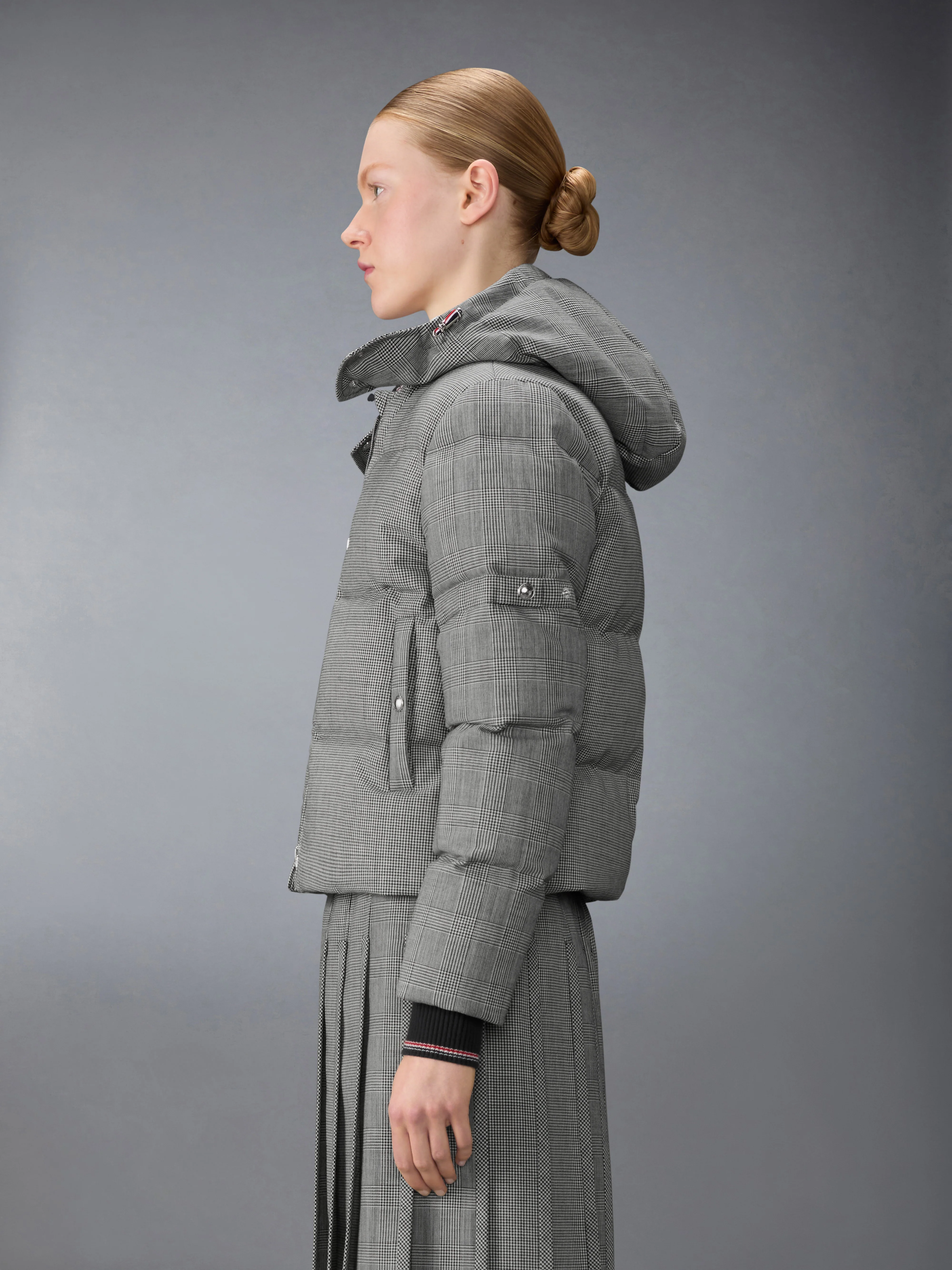 PRINCE OF WHALES FUNMIX WOOL DOWN FILLED  JACKET - Image 2