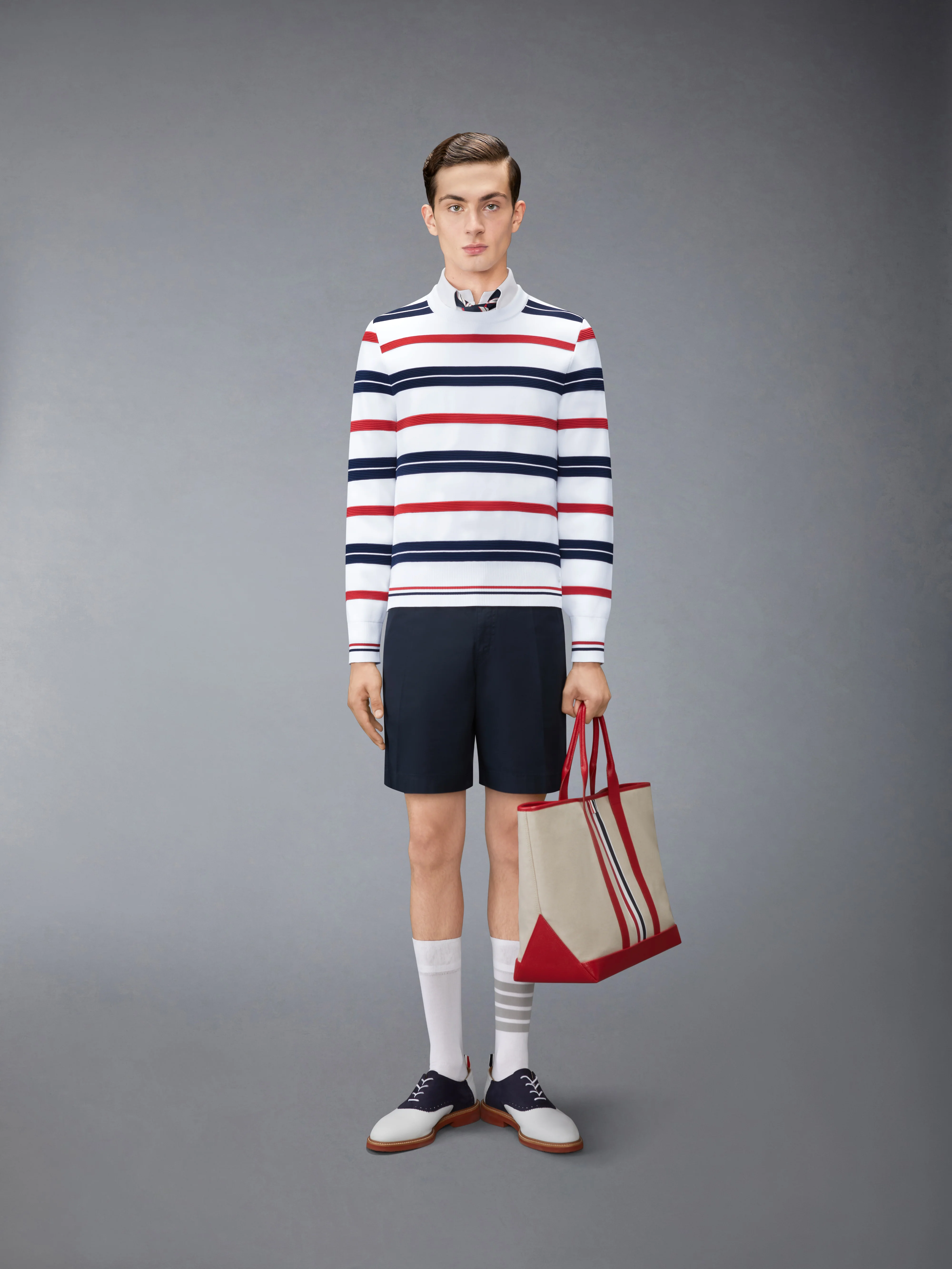 REPP STRIPE RWB PULLOVER - Image 3