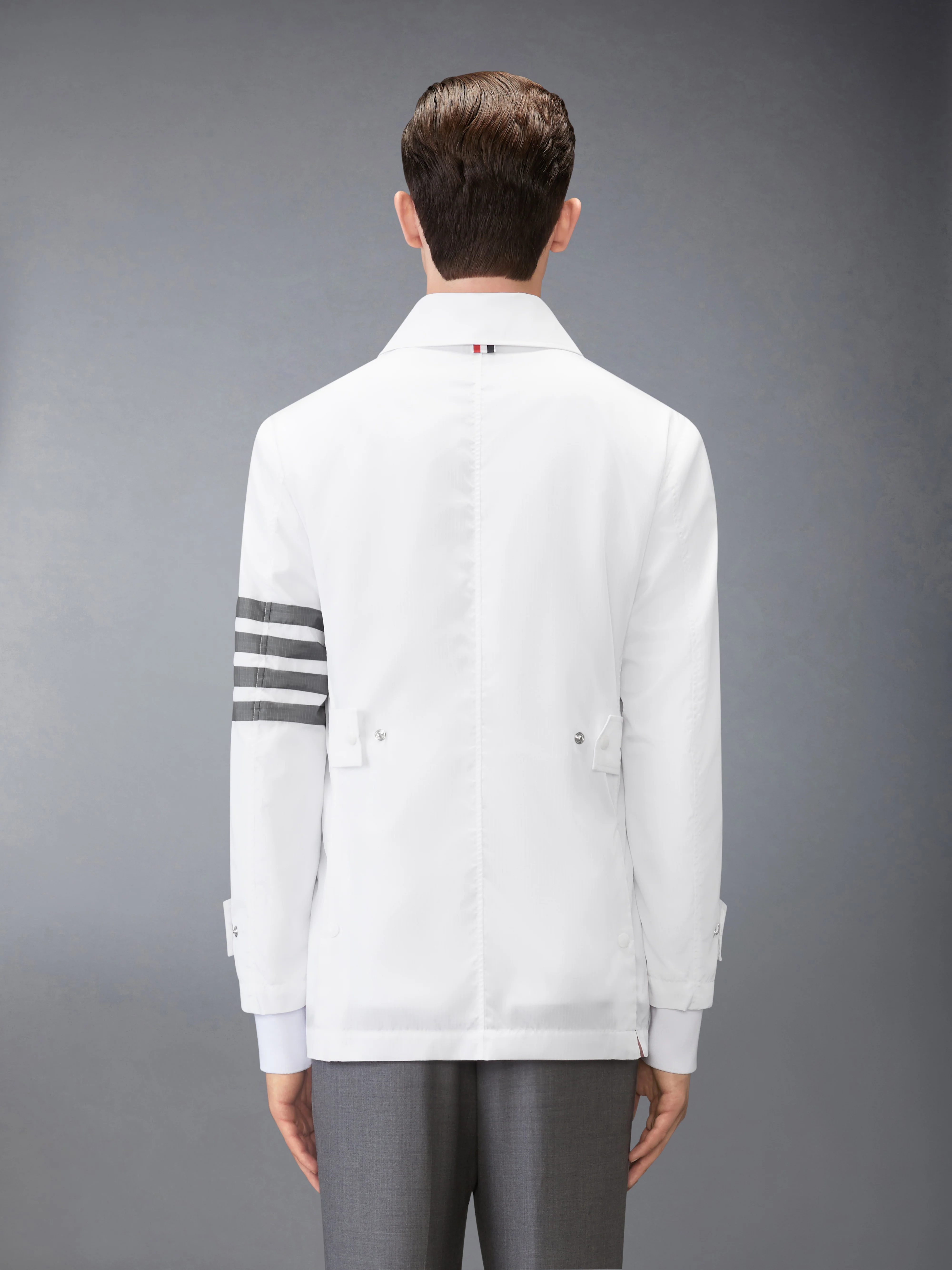 RIPSTOP 4-BAR UNCONSTRUCTED RELAXED OVERCOAT - Image 4