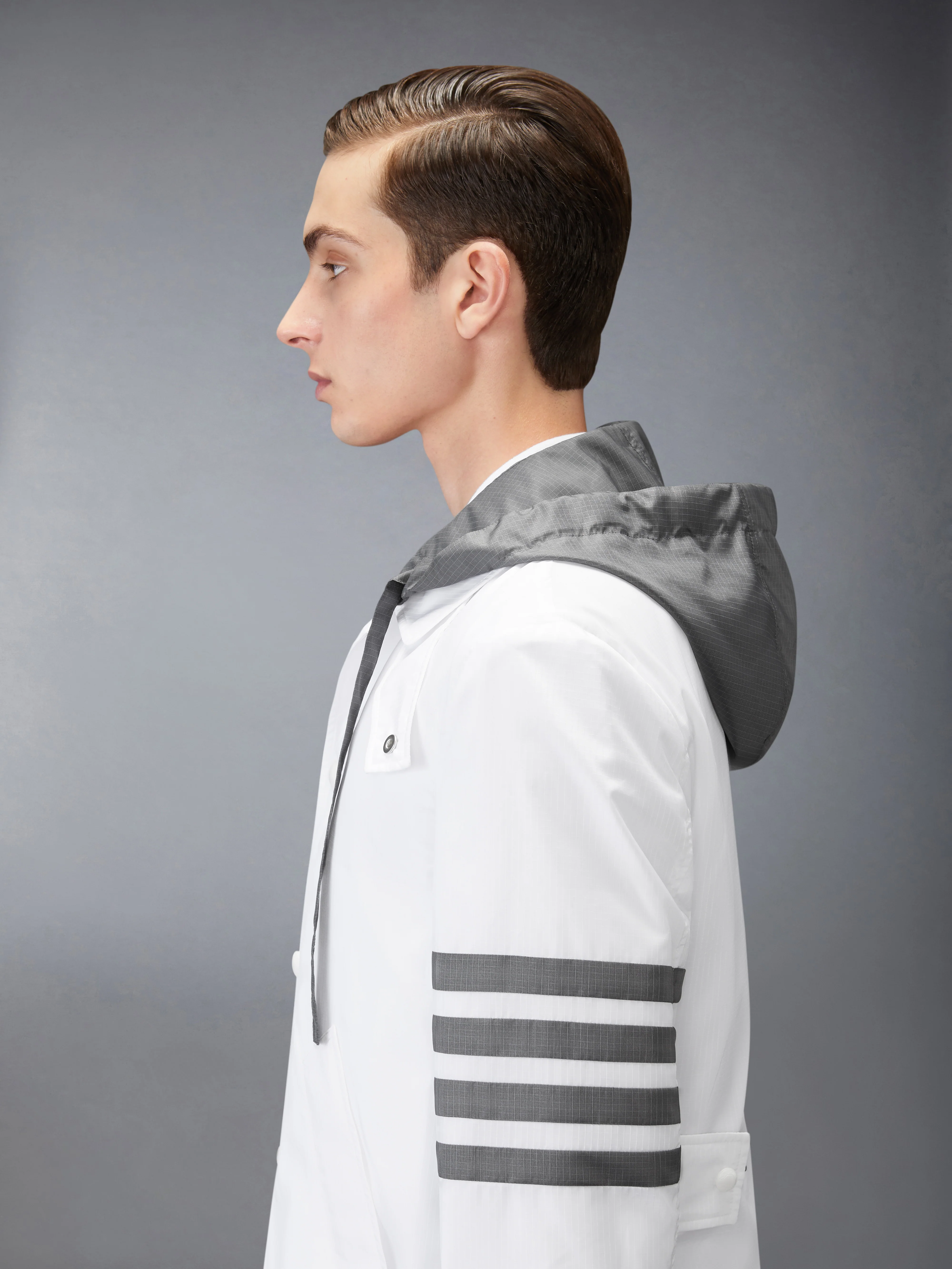 RIPSTOP 4-BAR UNCONSTRUCTED RELAXED OVERCOAT - Image 7