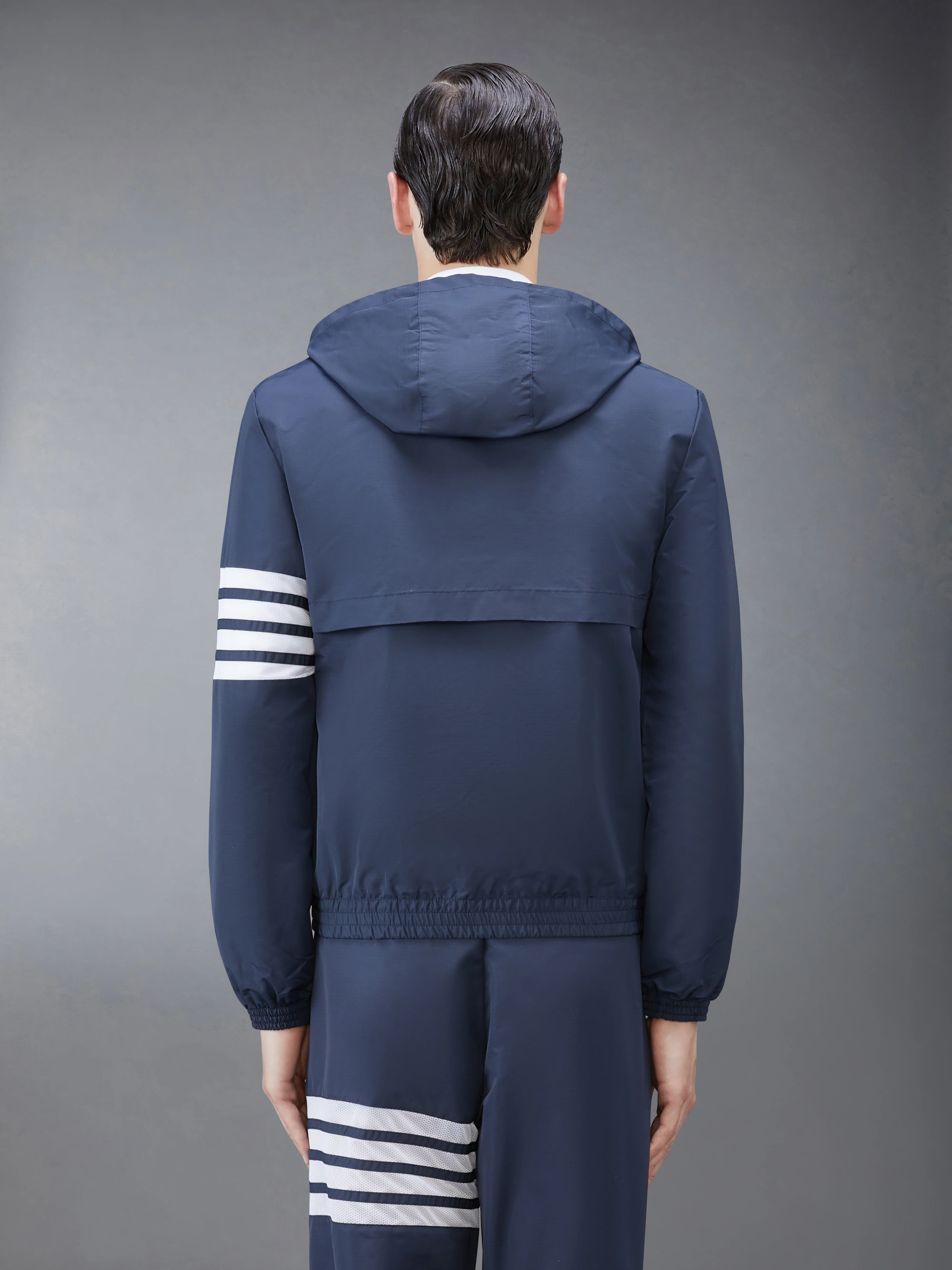 RIPSTOP MESH 4-BAR HOODED JACKET - Image 3