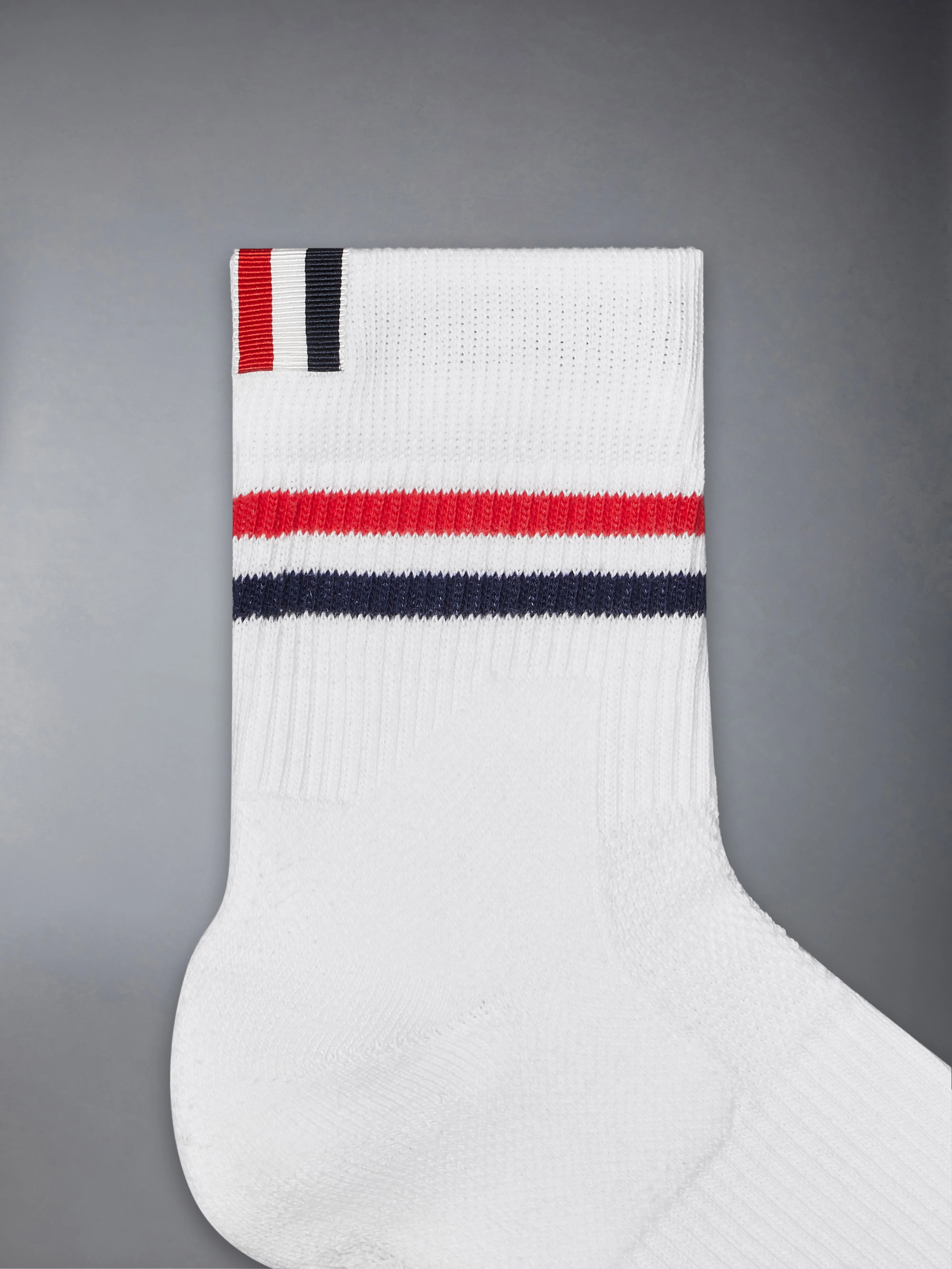 RWB STRIPE ATHLETIC ANKLE SOCKS - Image 2