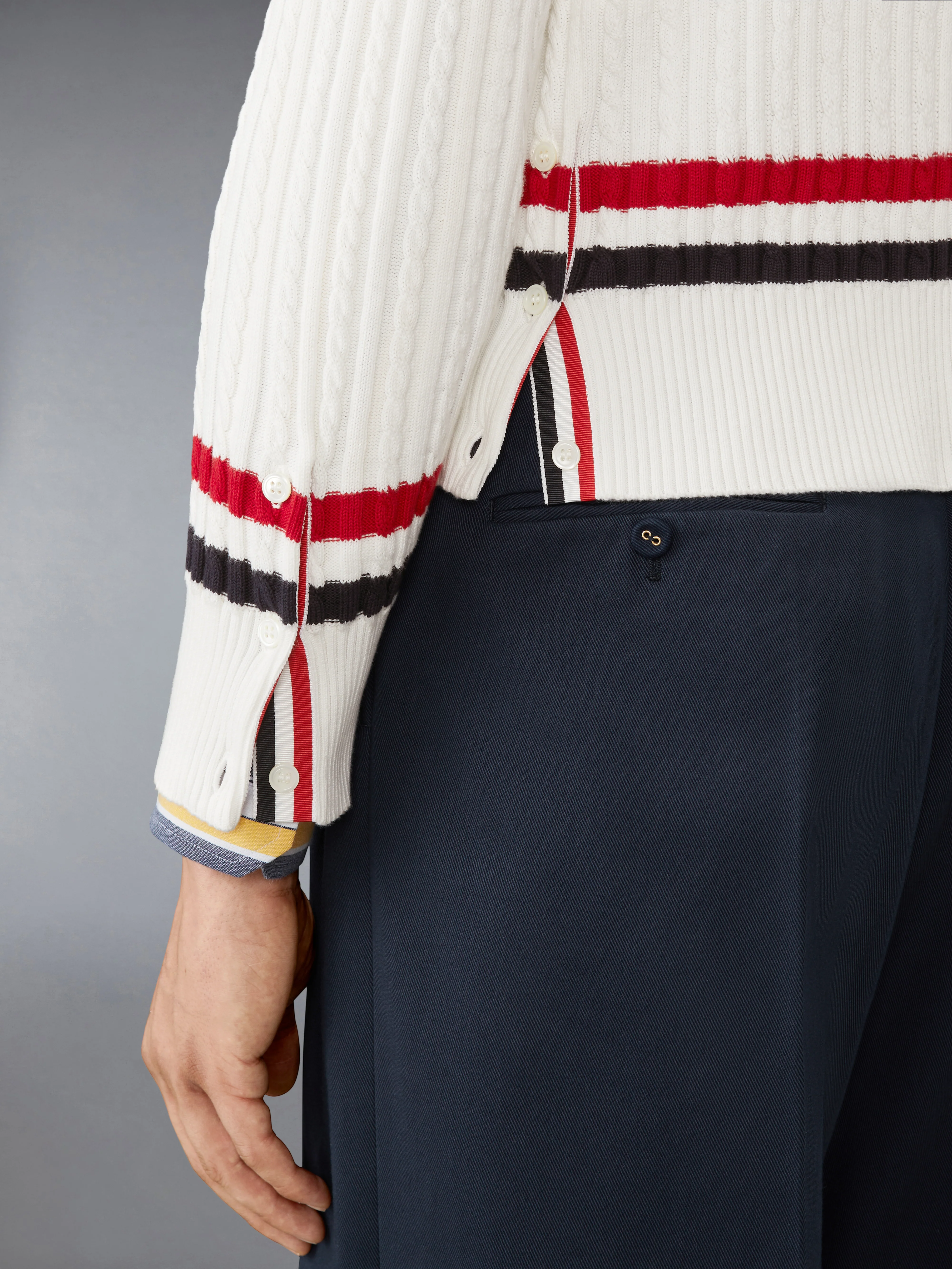 RWB STRIPE CRICKET PULLOVER - Image 4