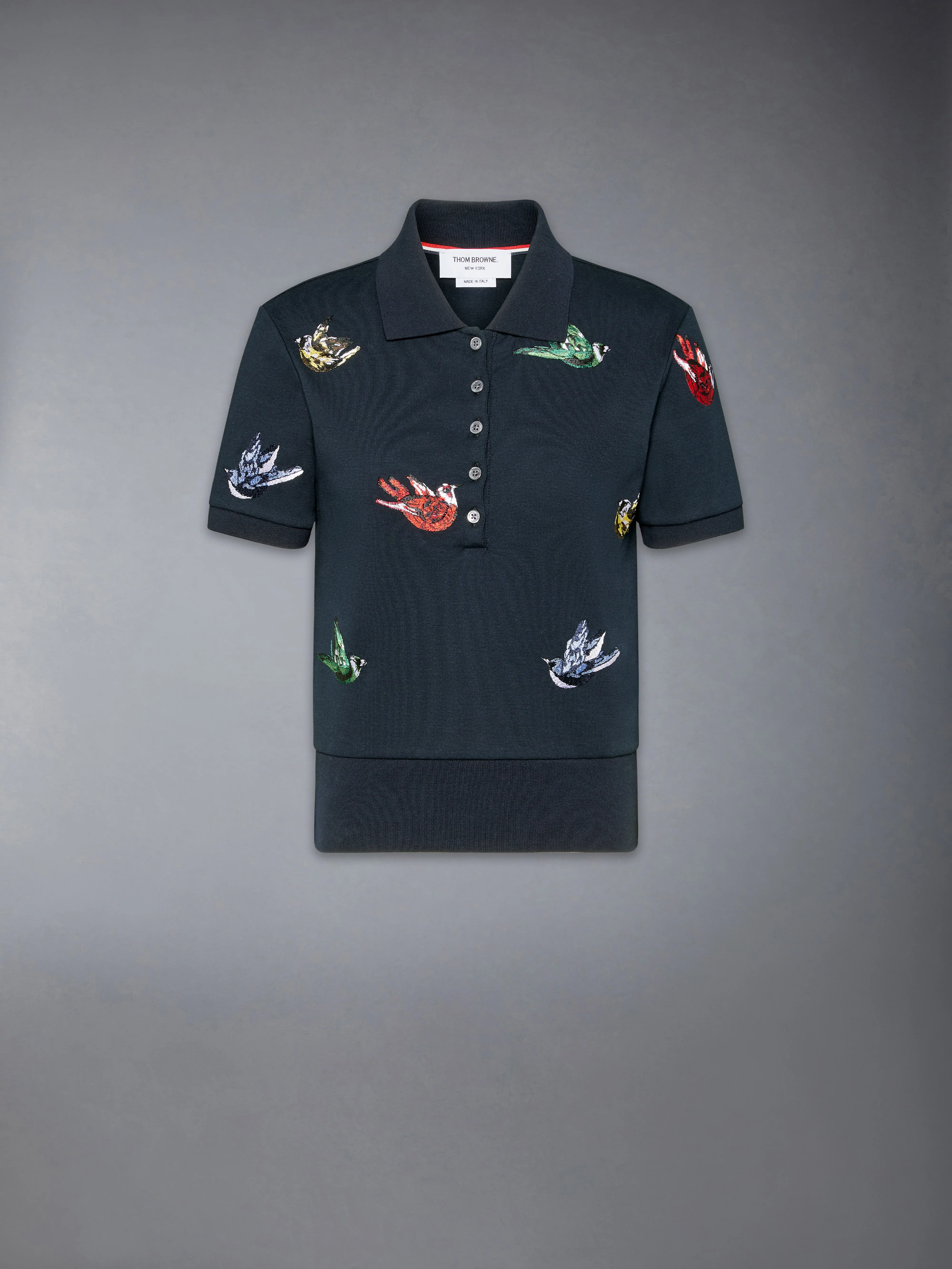 SATIN STITCH BIRD EMBROIDERY POLO - Image 6