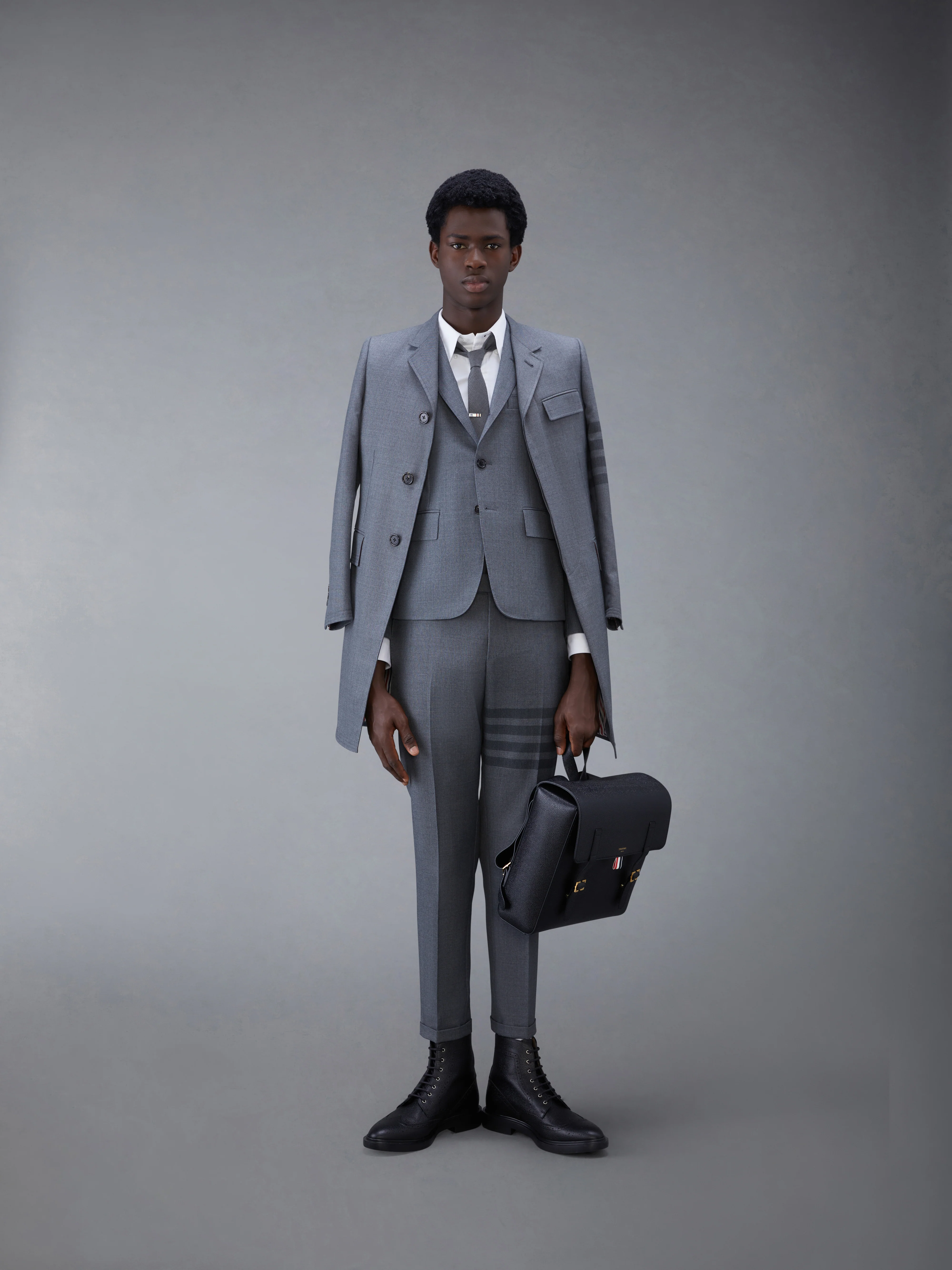 SCHOOL UNIFORM 4-BAR LOW RISE SKINNY TROUSER - Image 3