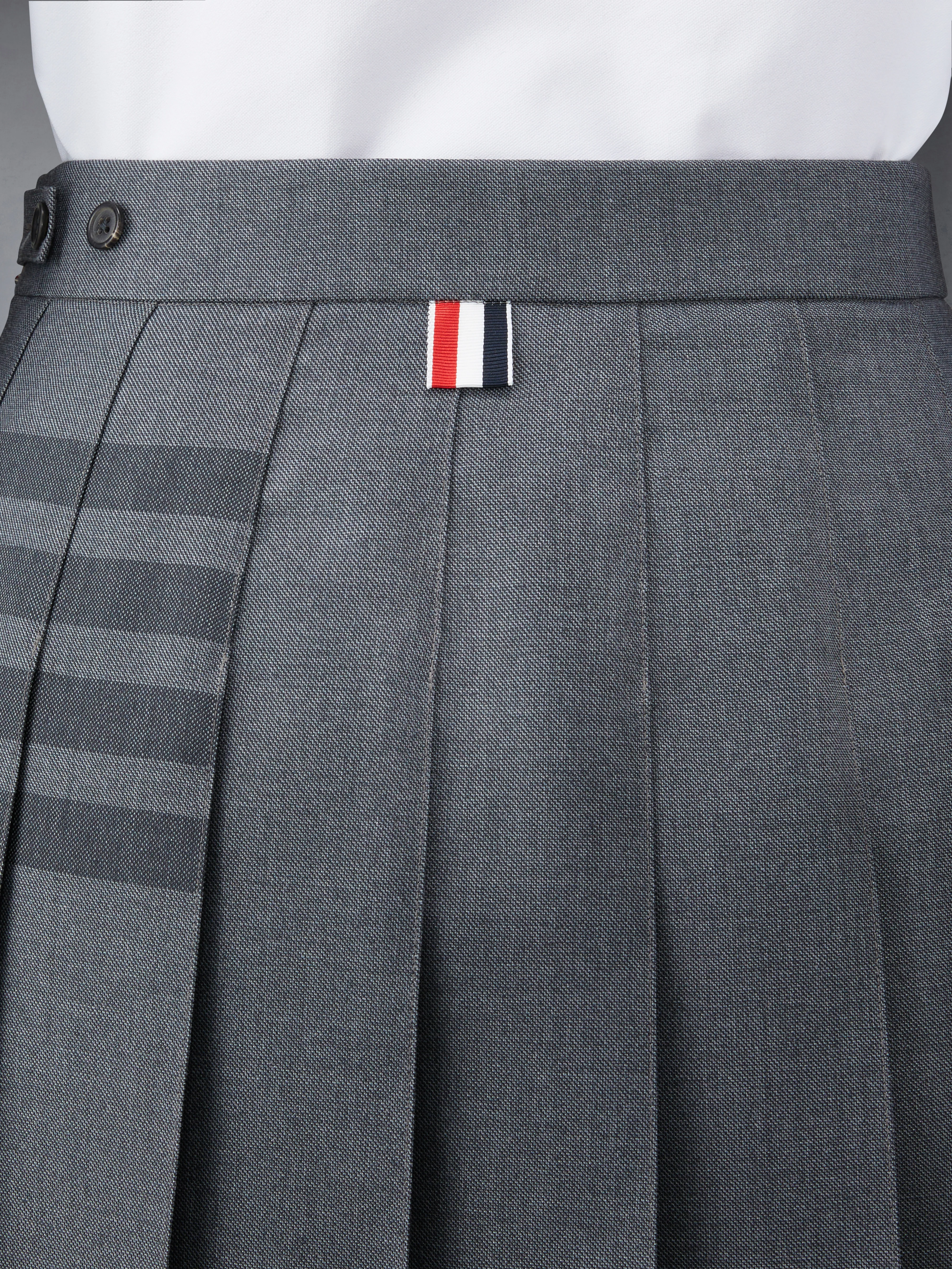 SCHOOL UNIFORM 4-BAR PLEATED MINI SKIRT - Image 6