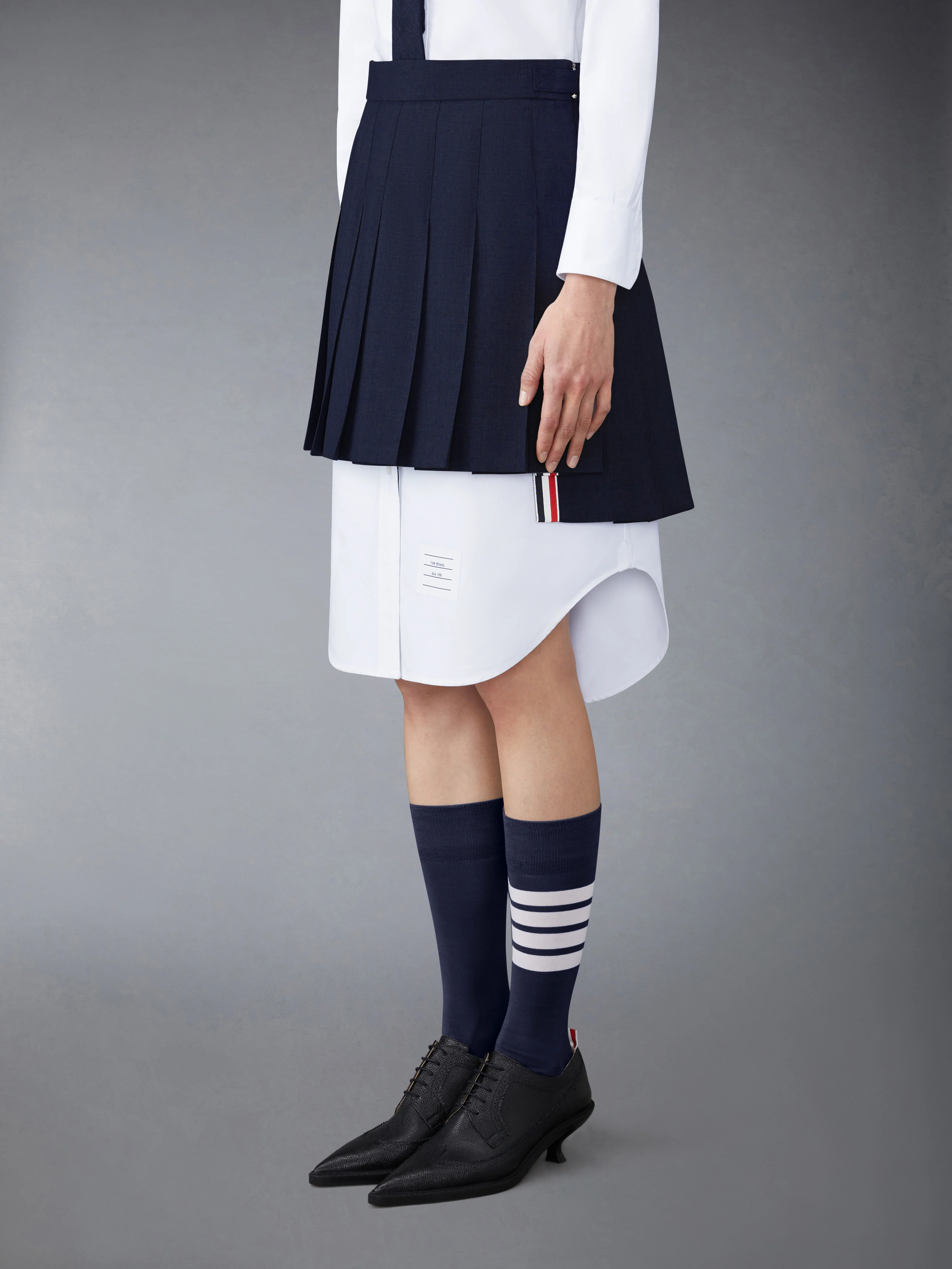 SCHOOL UNIFORM PLEATED MINI SKIRT - Image 2