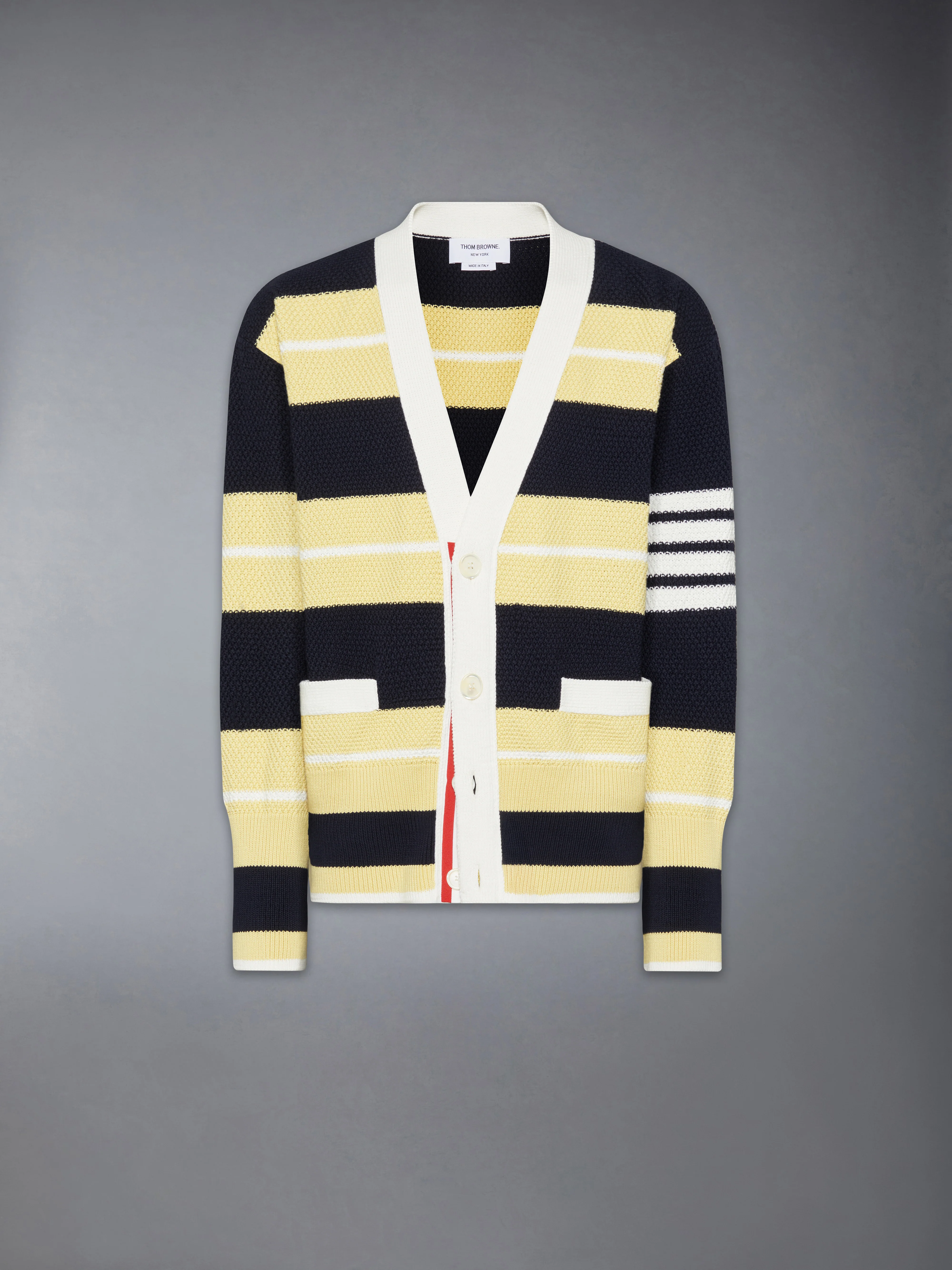 SEED STITCH 4-BAR CARDIGAN - Image 6