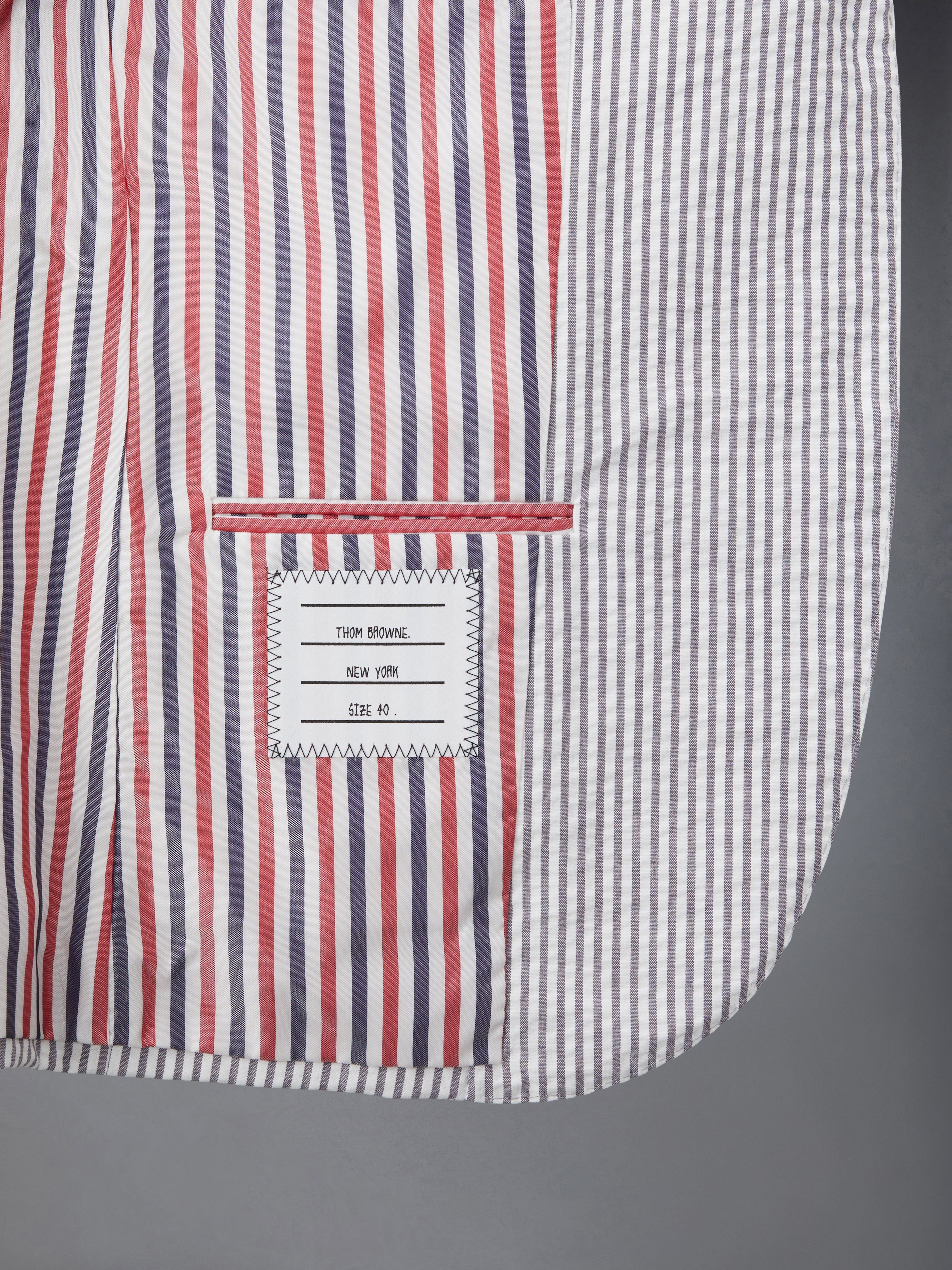 SEERSUCKER HIGH ARMHOLE SPORTCOAT - Image 6