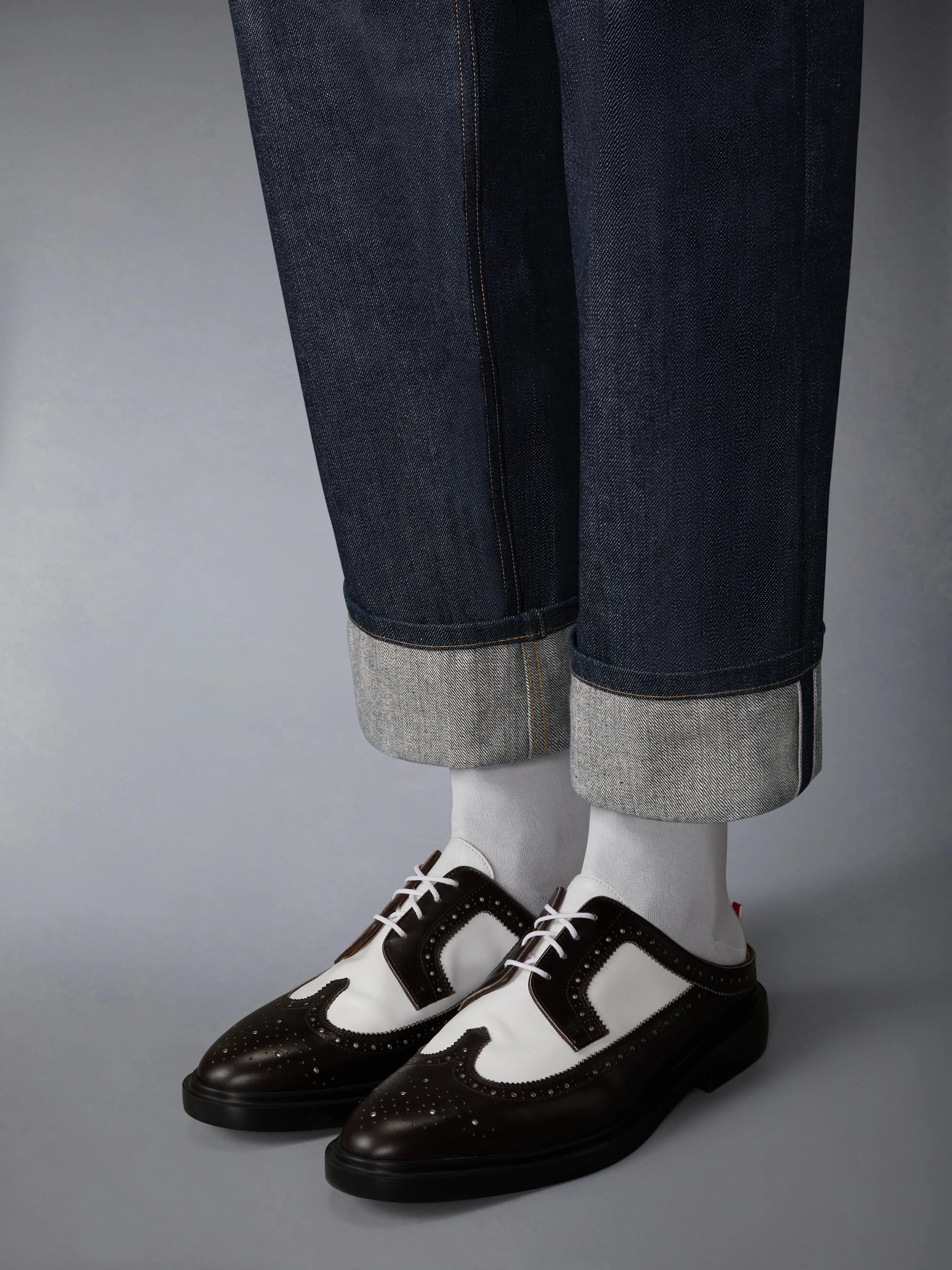 SELVEDGE DENIM BACKSTRAP TROUSER - Image 5