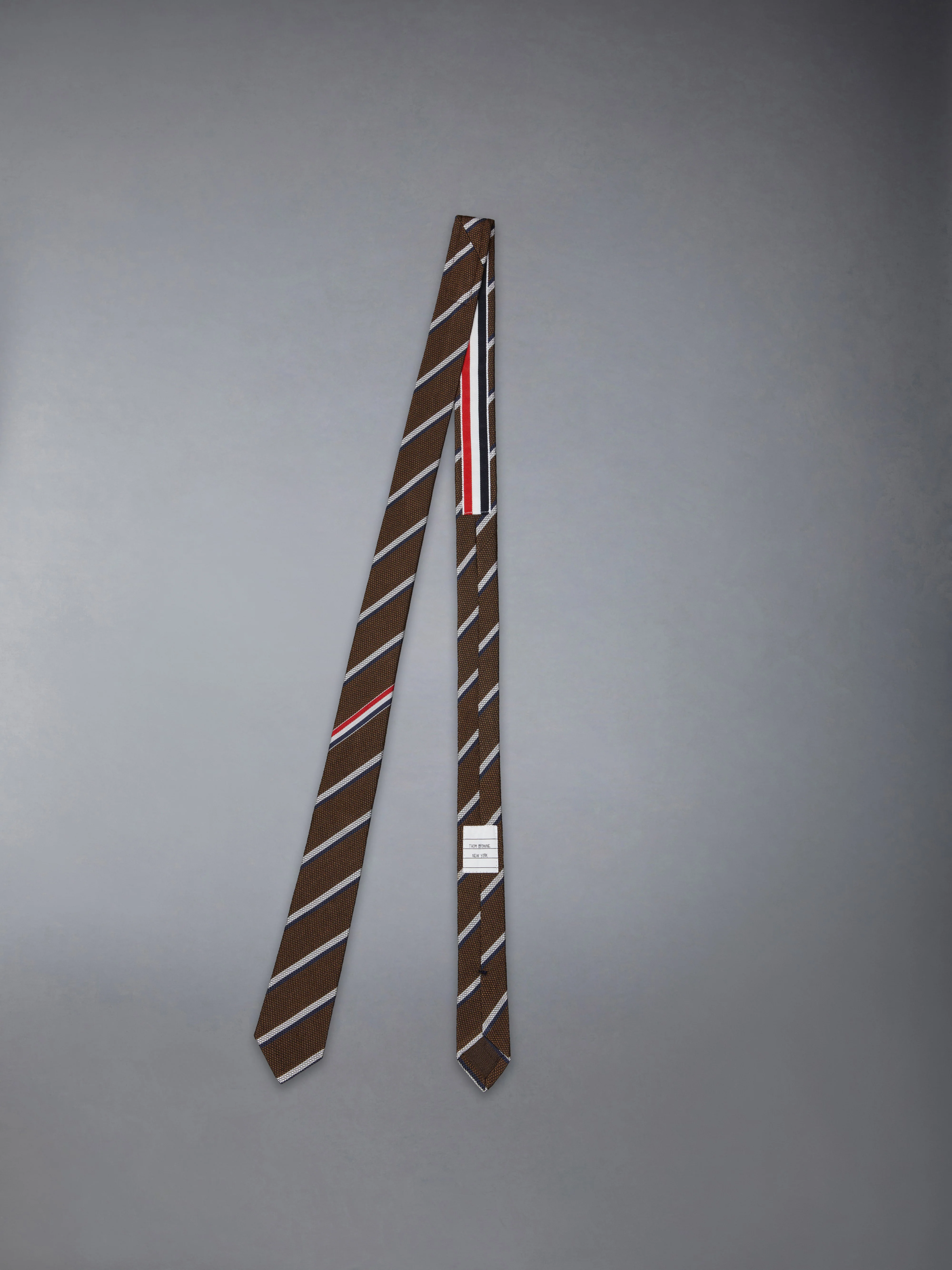 SHADOW STRIPE PIQUE WEAVE TIE - Image 2