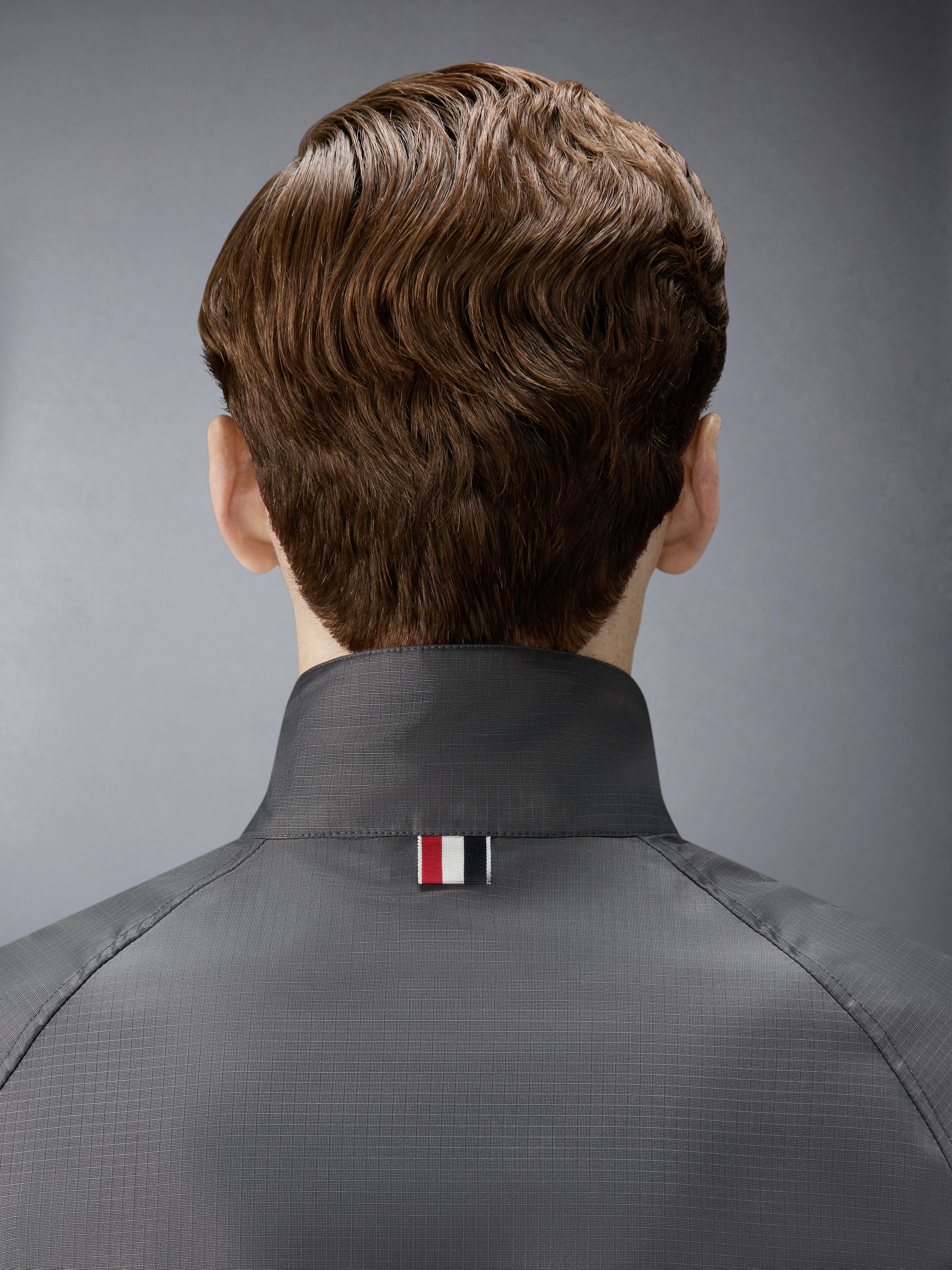 SHINY RIPSTOP RAGLAN 4-BAR TRACK JACKET - Image 4