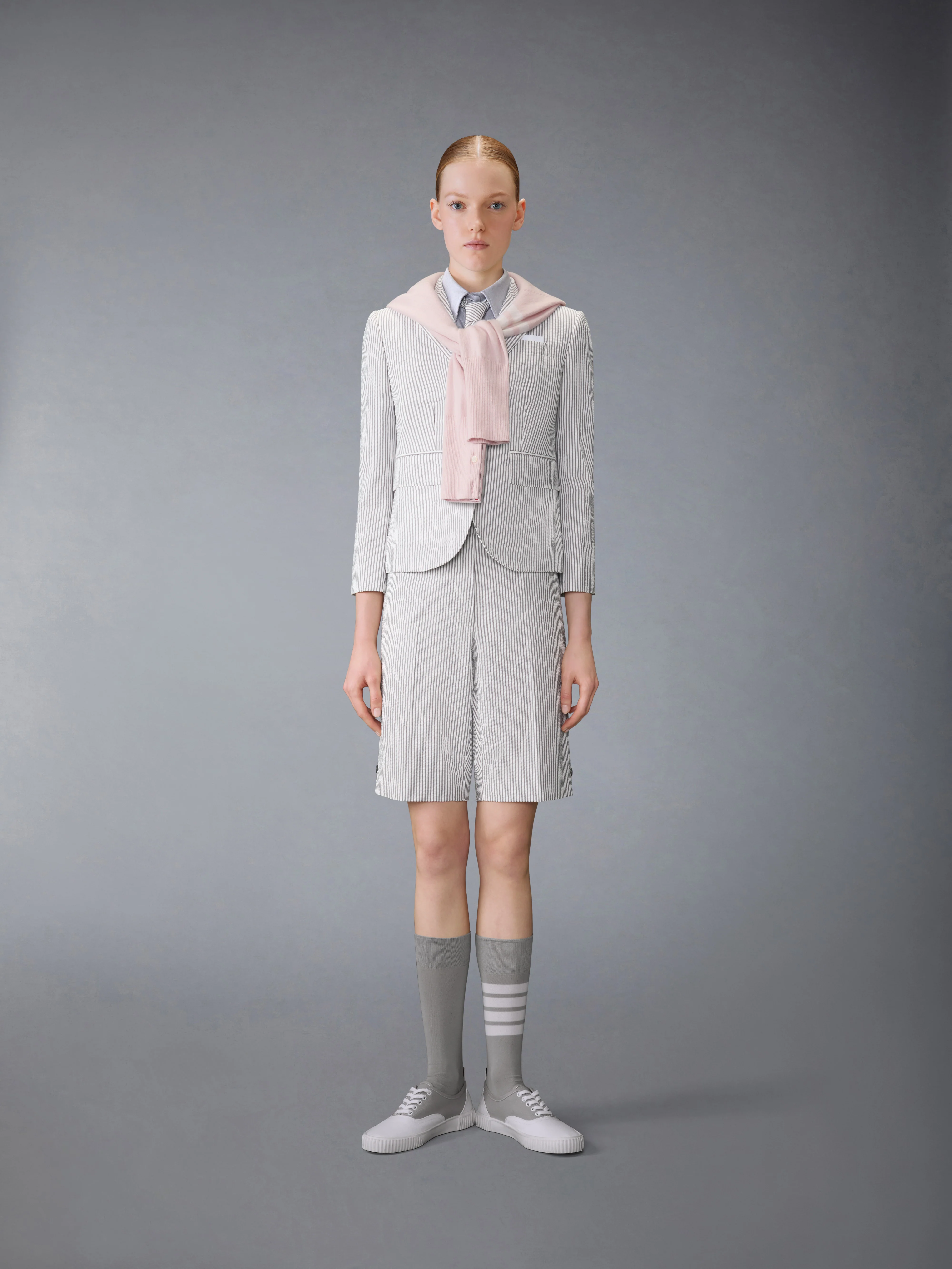 SHORT SLEEVE CROPPED OXFORD SHIRT - Image 4