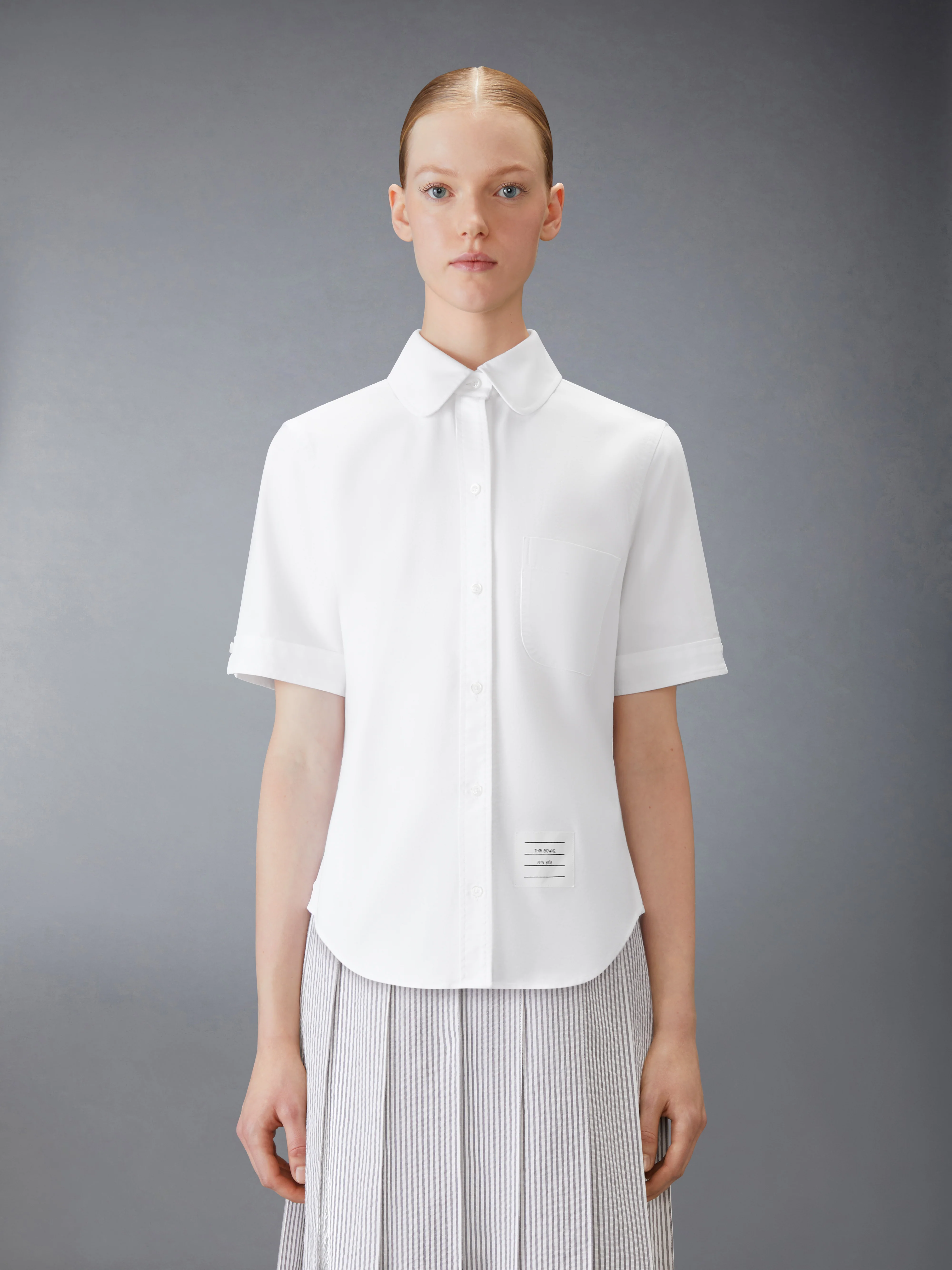 SHORT SLEEVE OXFORD SHIRT - Image 2