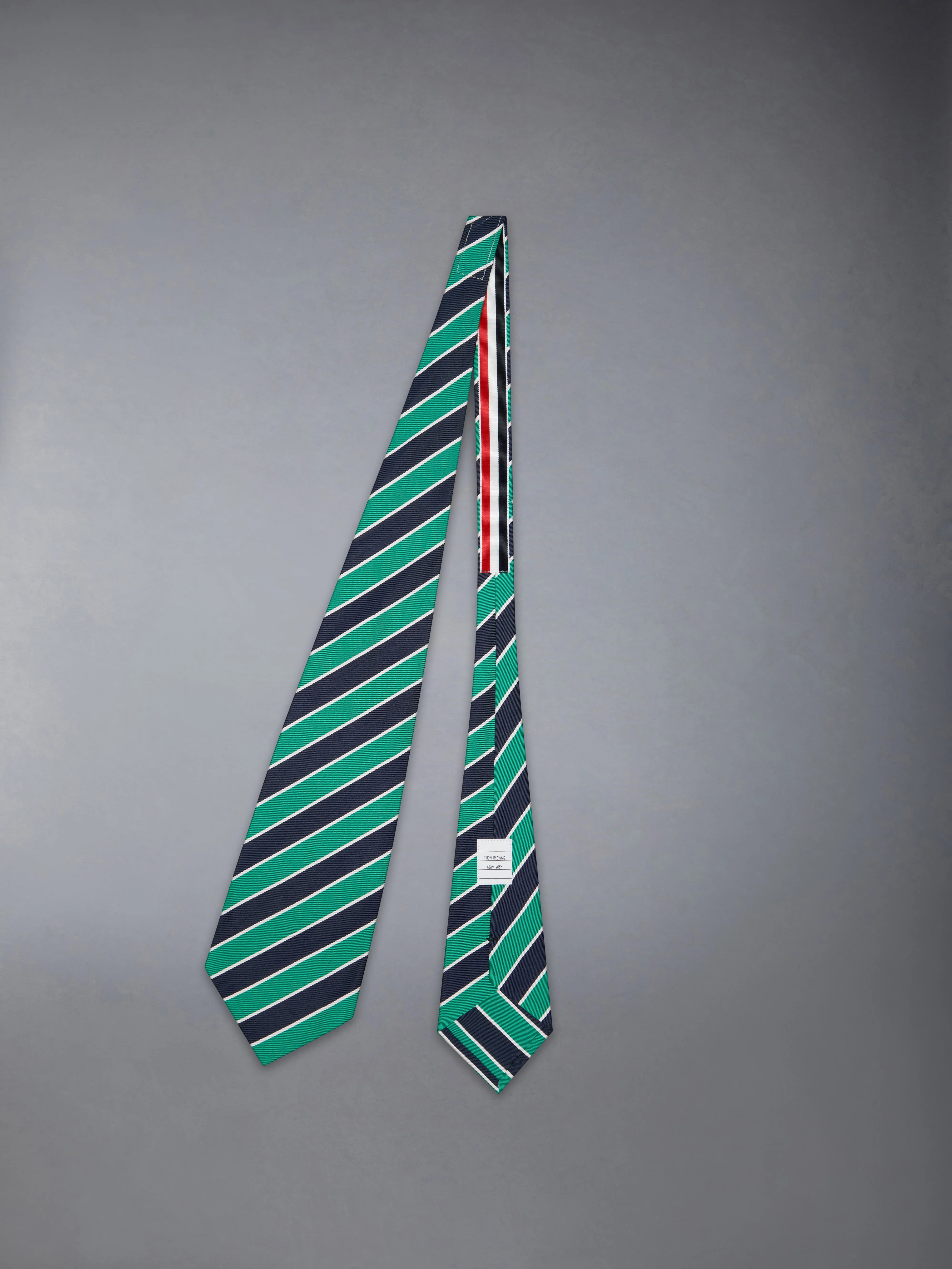 SILK COTTON MOGADOR TRICOLOR WIDE TIE - Image 2