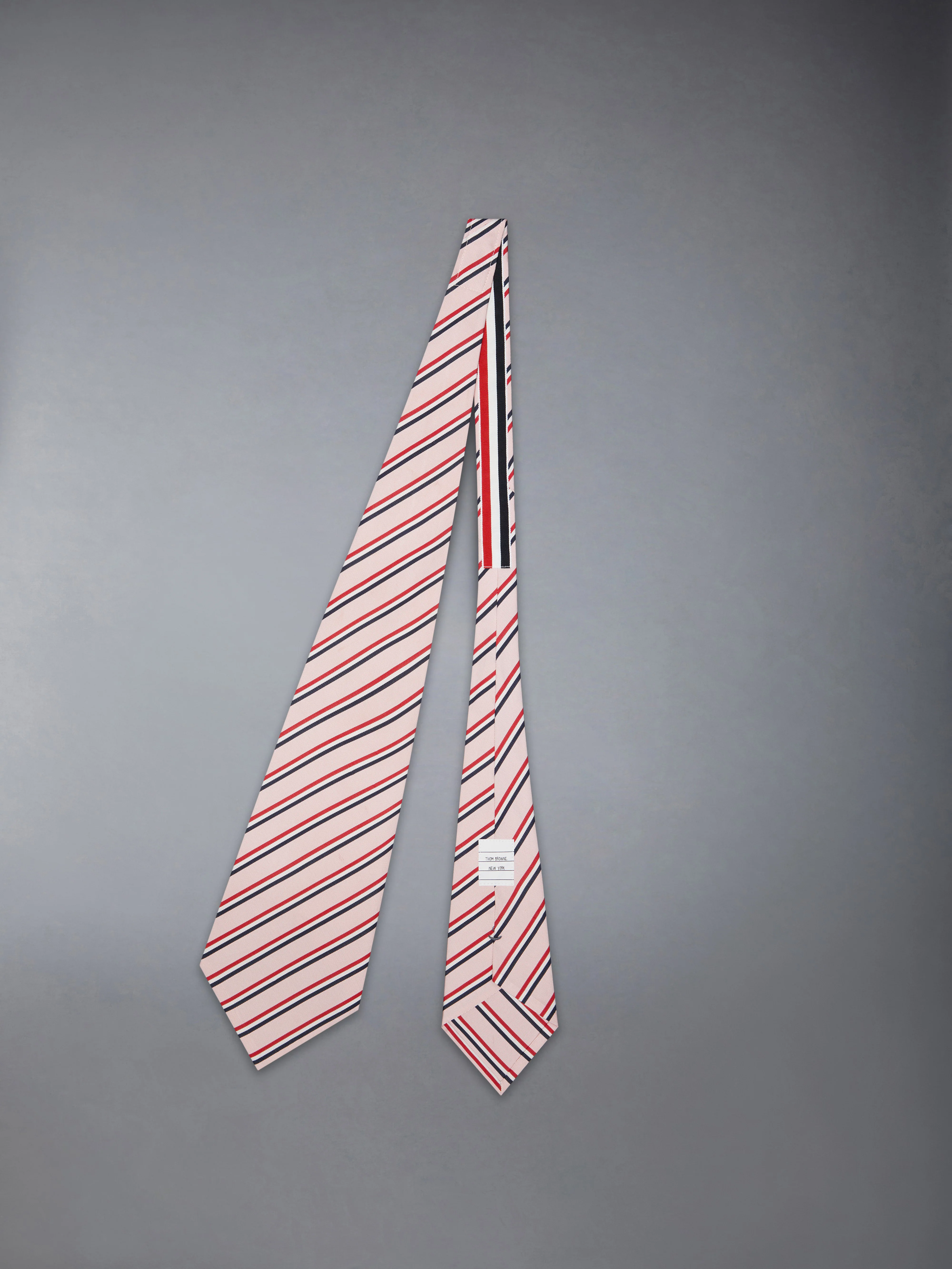 SILK COTTON MOGADOR TRICOLOR WIDE TIE - Image 2