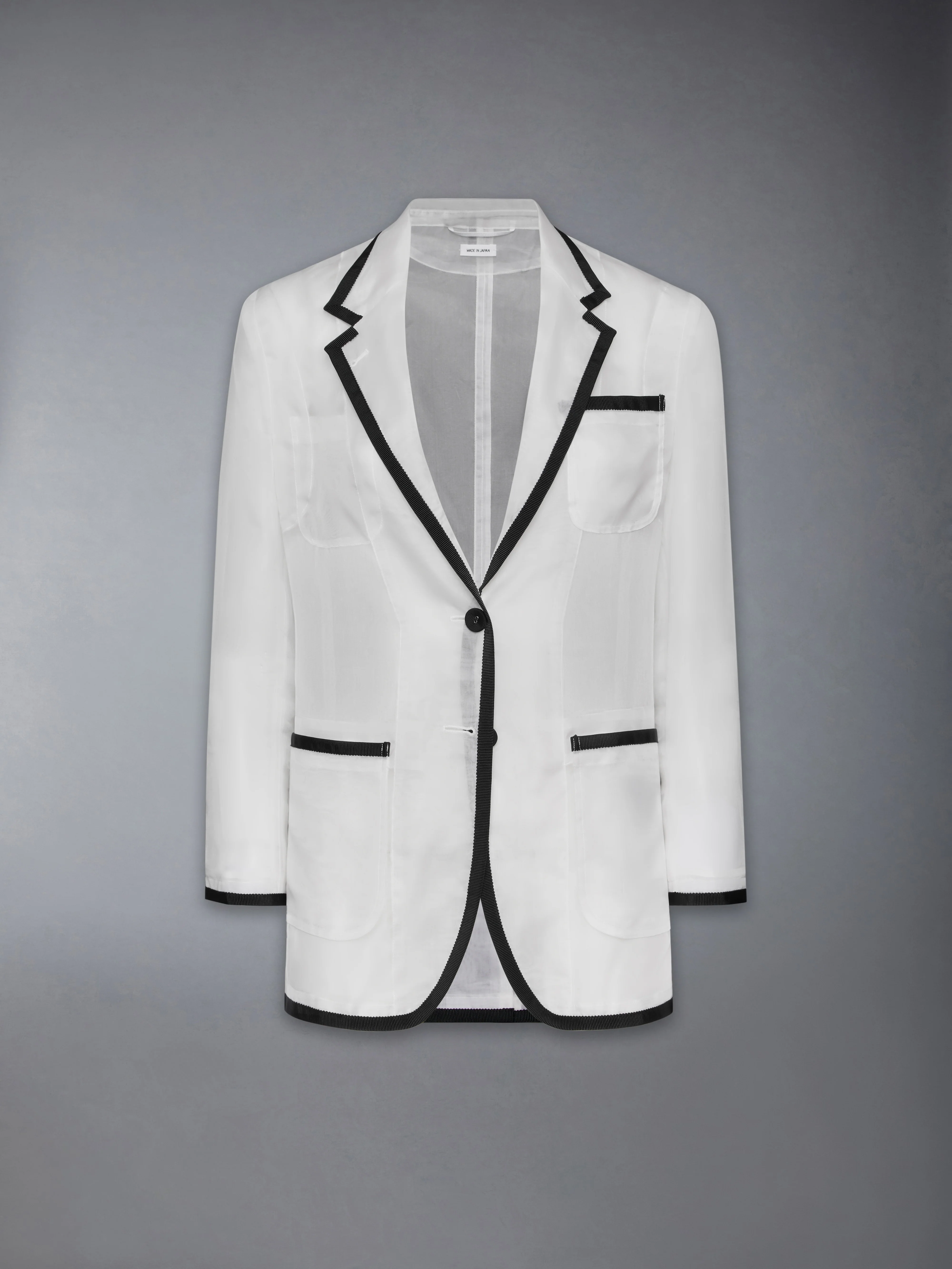 SILK ORGANZA ELONGATED JACKET - Image 6