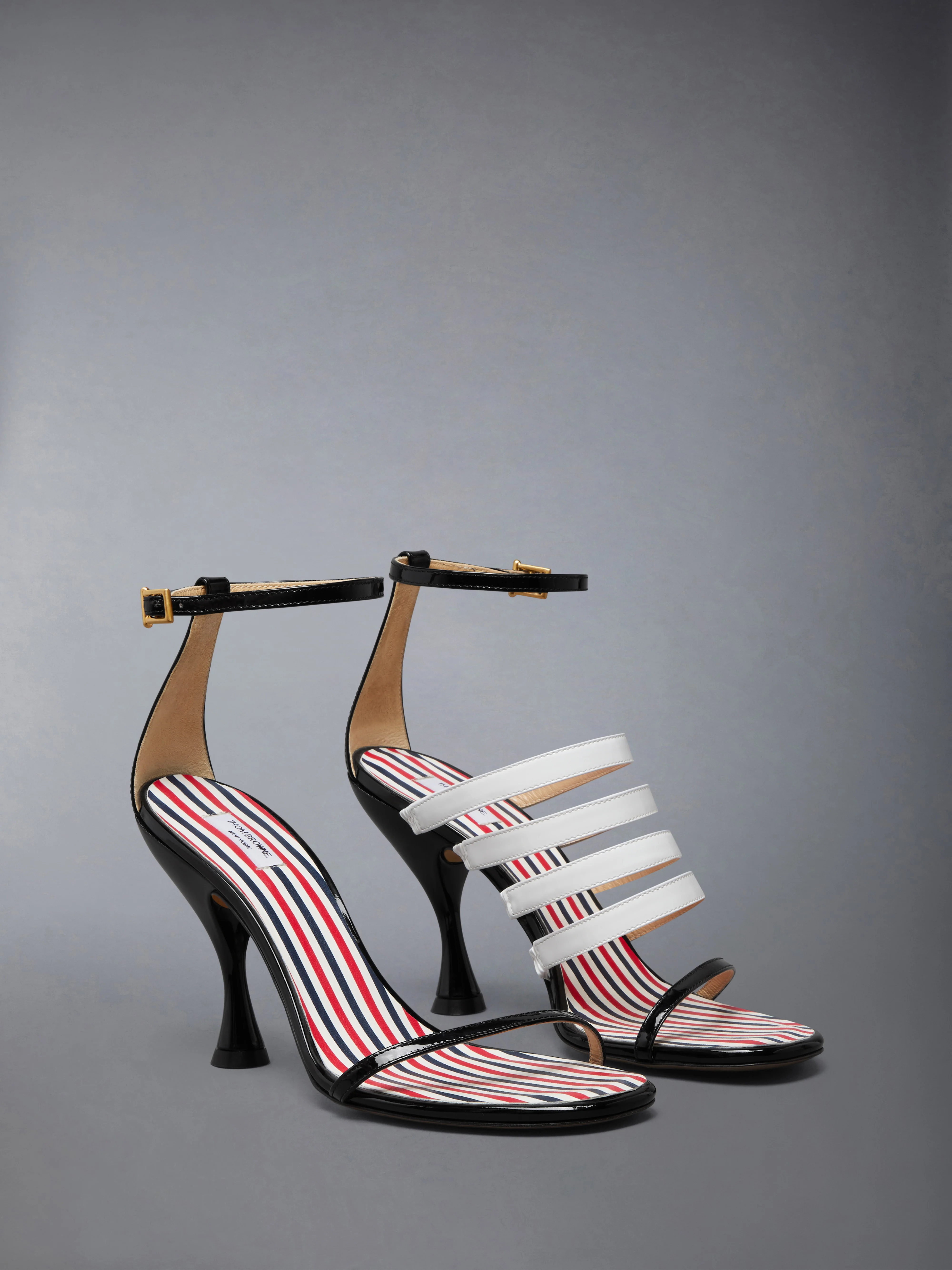 SOFT PATENT 4-BAR HIGH HEEL SANDAL 90MM - Image 2