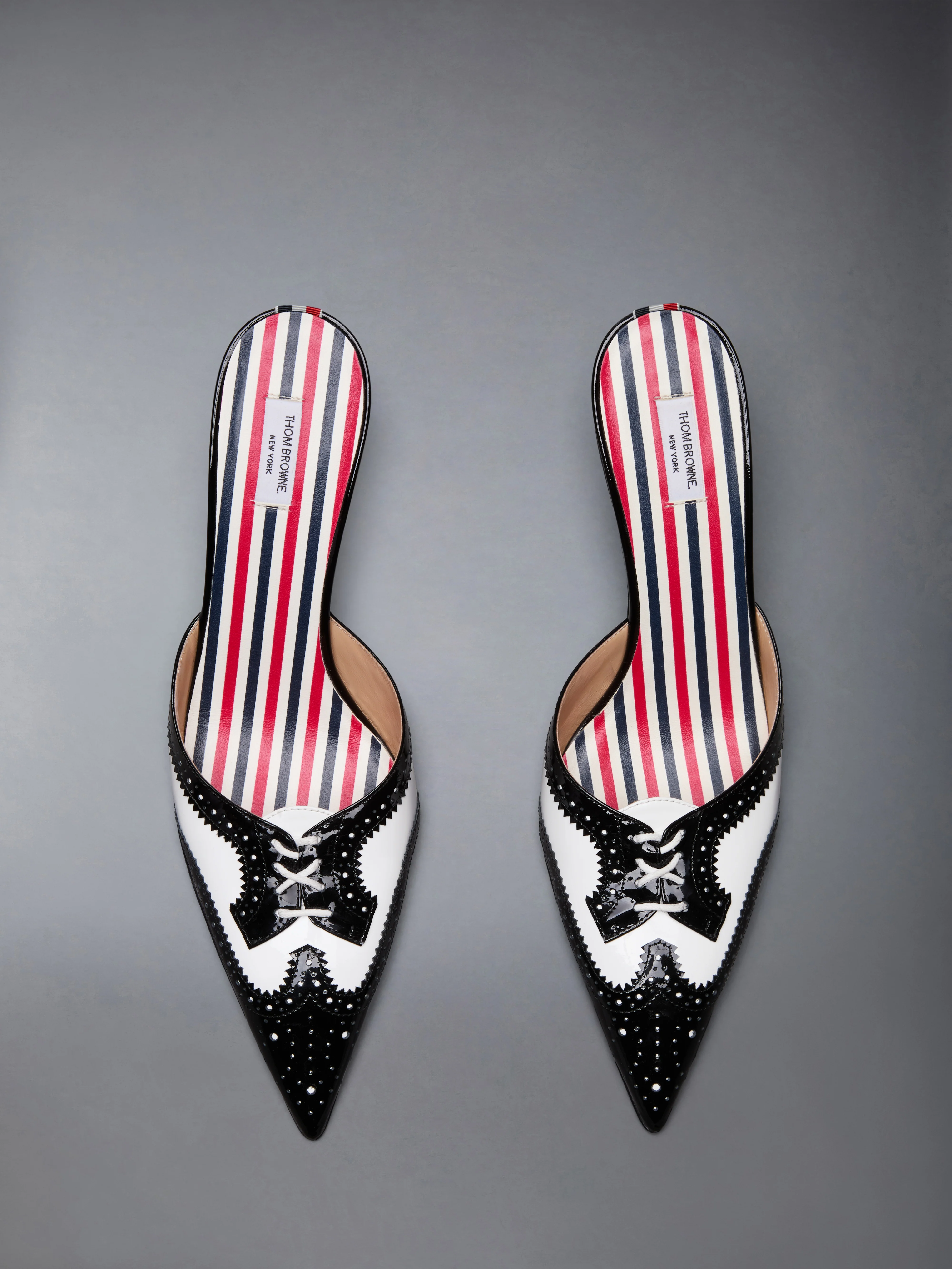 SOFT PATENT HEELED MULE 75MM - Image 5
