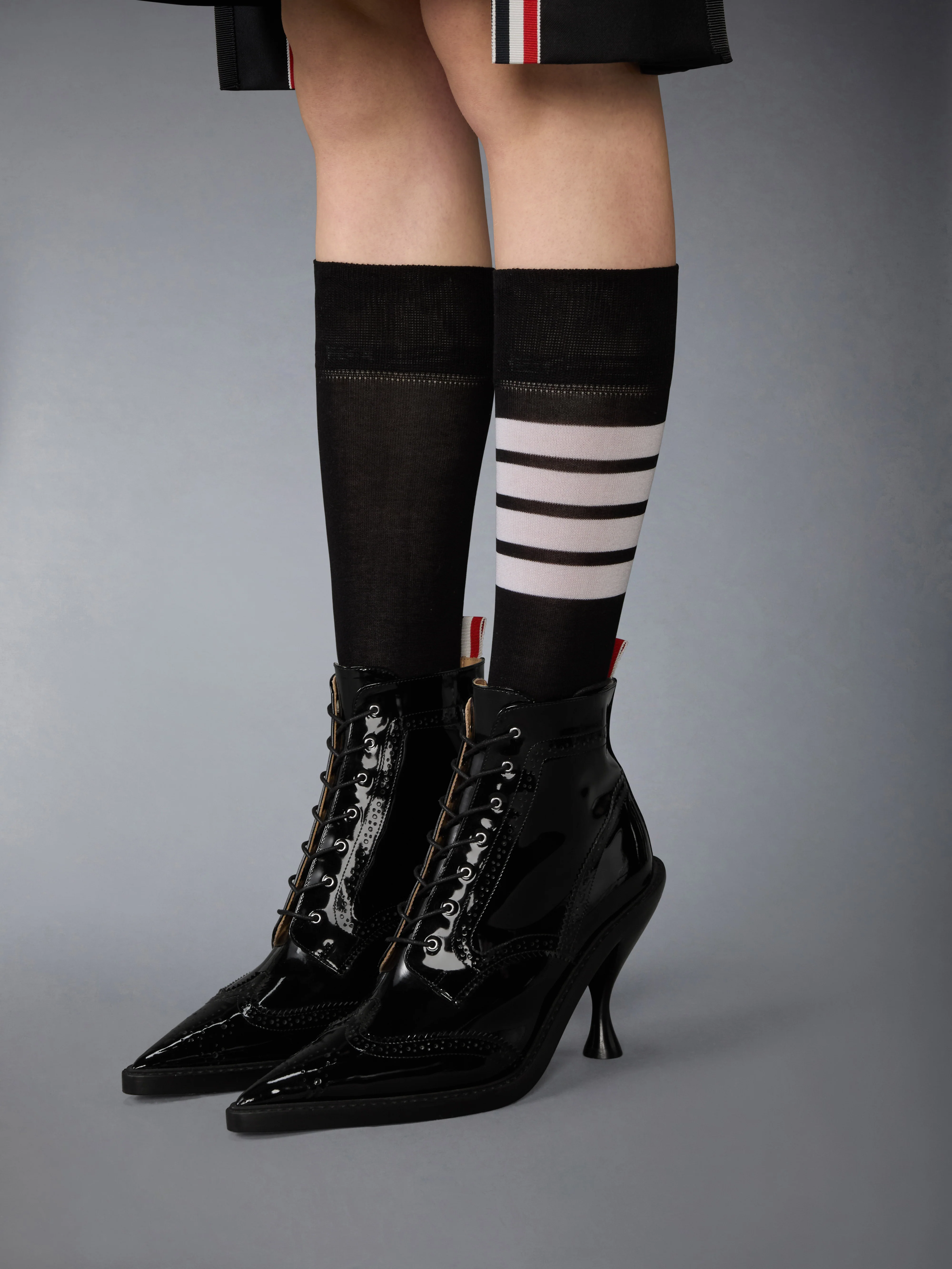 SOFT PATENT WINGTIP BOOT 90MM - Image 4