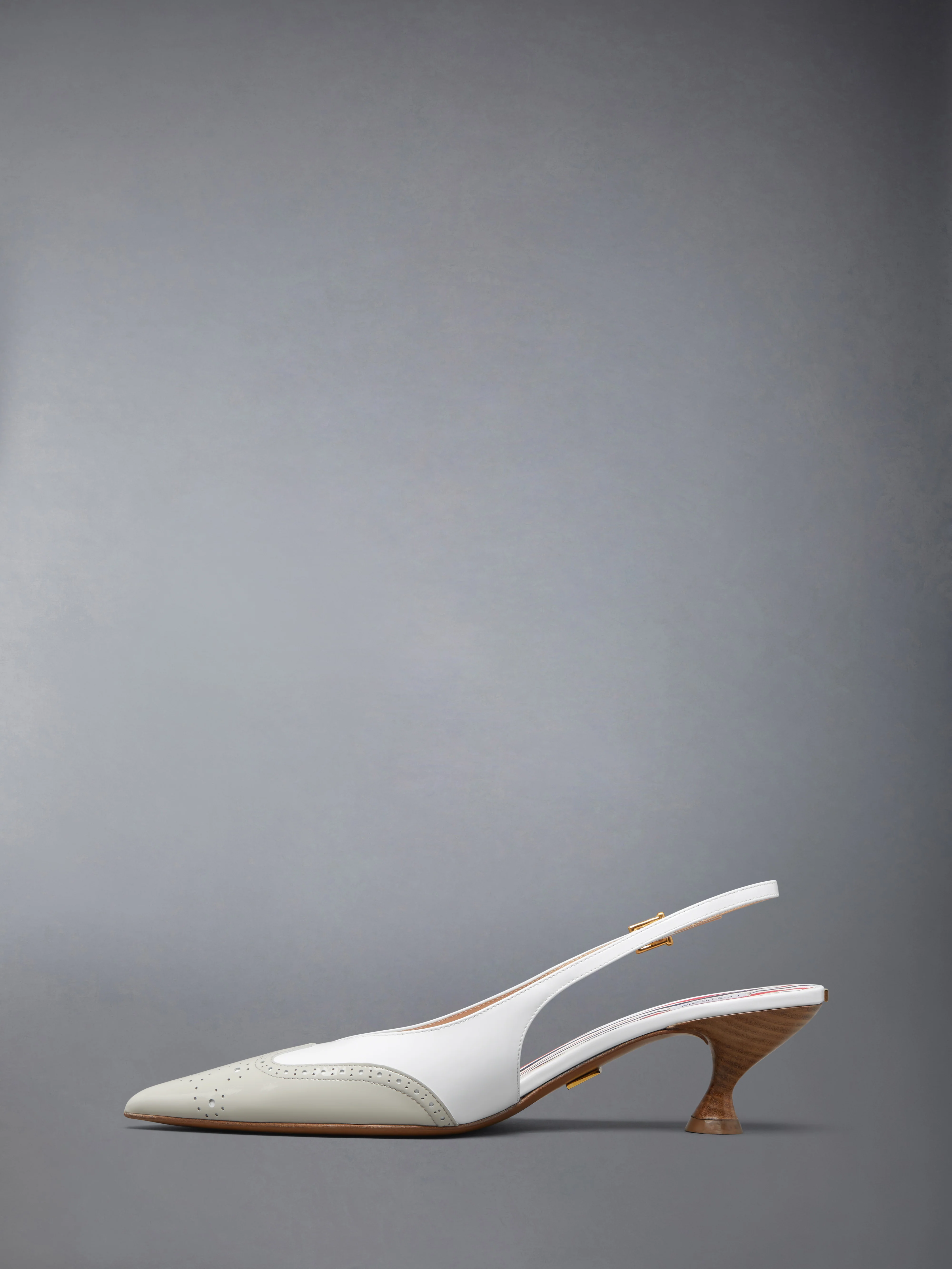 SOFT PATENT WINGTIP SLINGBACK 50MM - Image 4