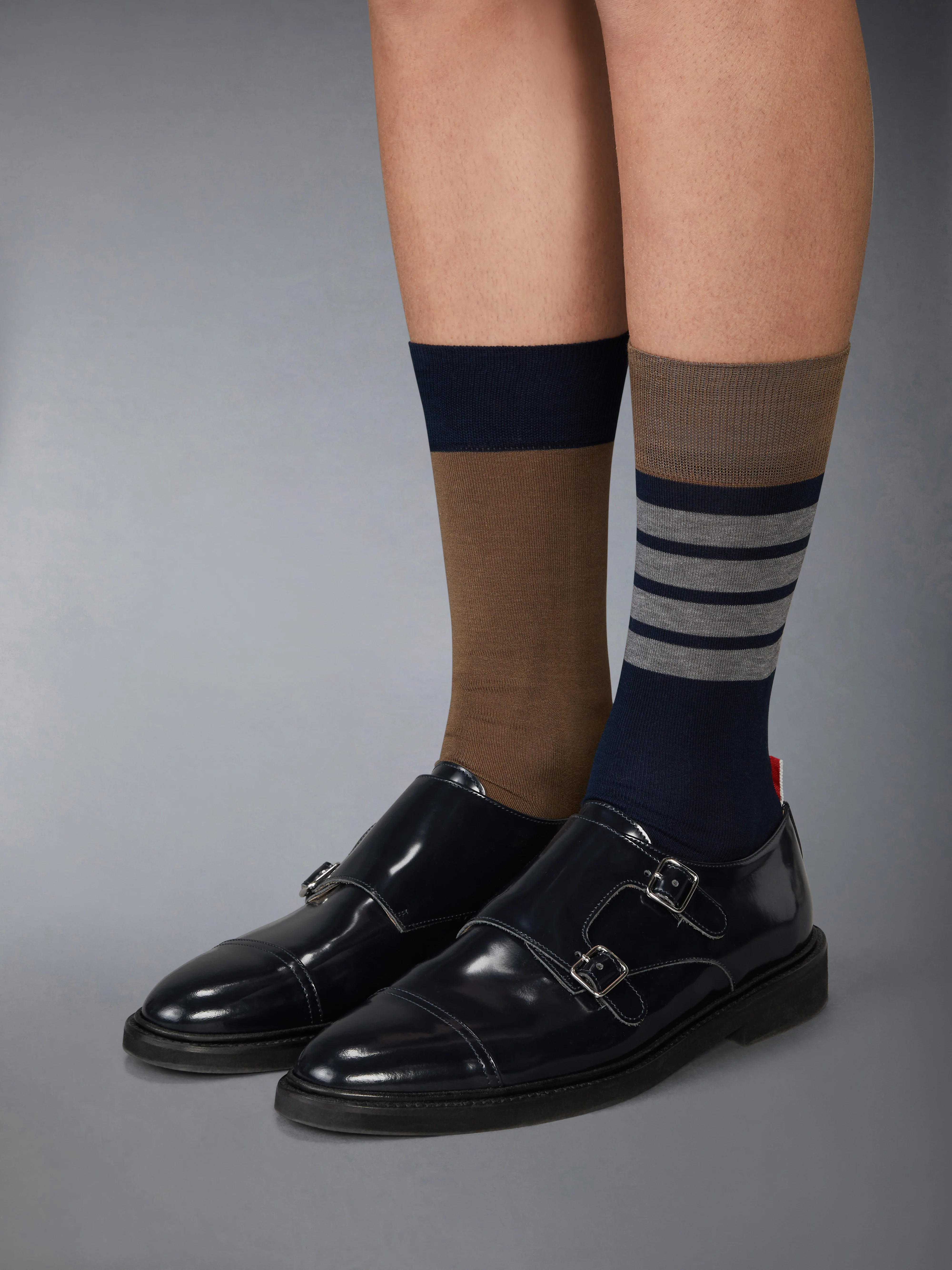 SOFT SPAZZOLATO OXFORD DOUBLE MONKSTRAP SHOE - Image 4