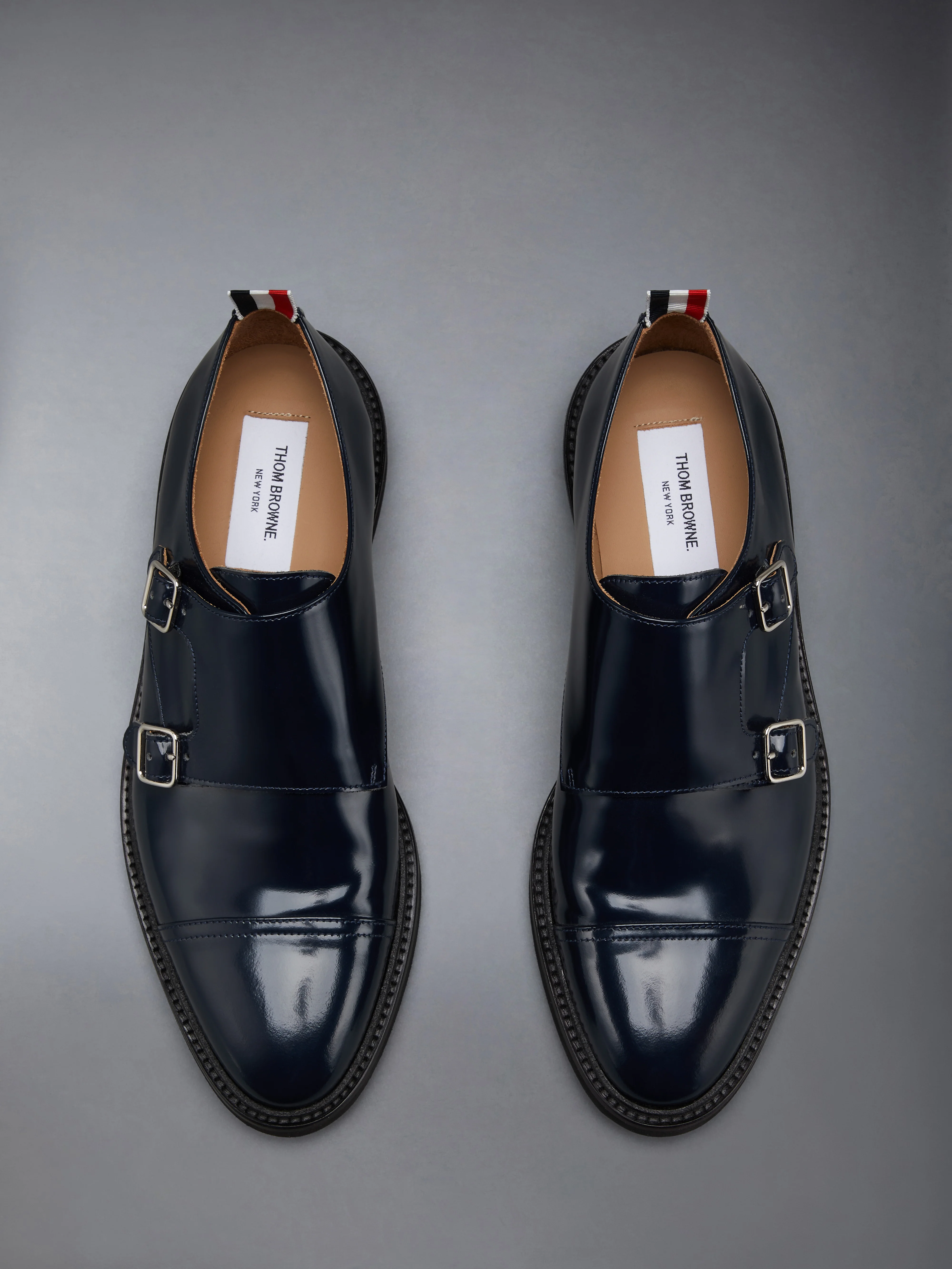 SOFT SPAZZOLATO OXFORD DOUBLE MONKSTRAP SHOE - Image 5