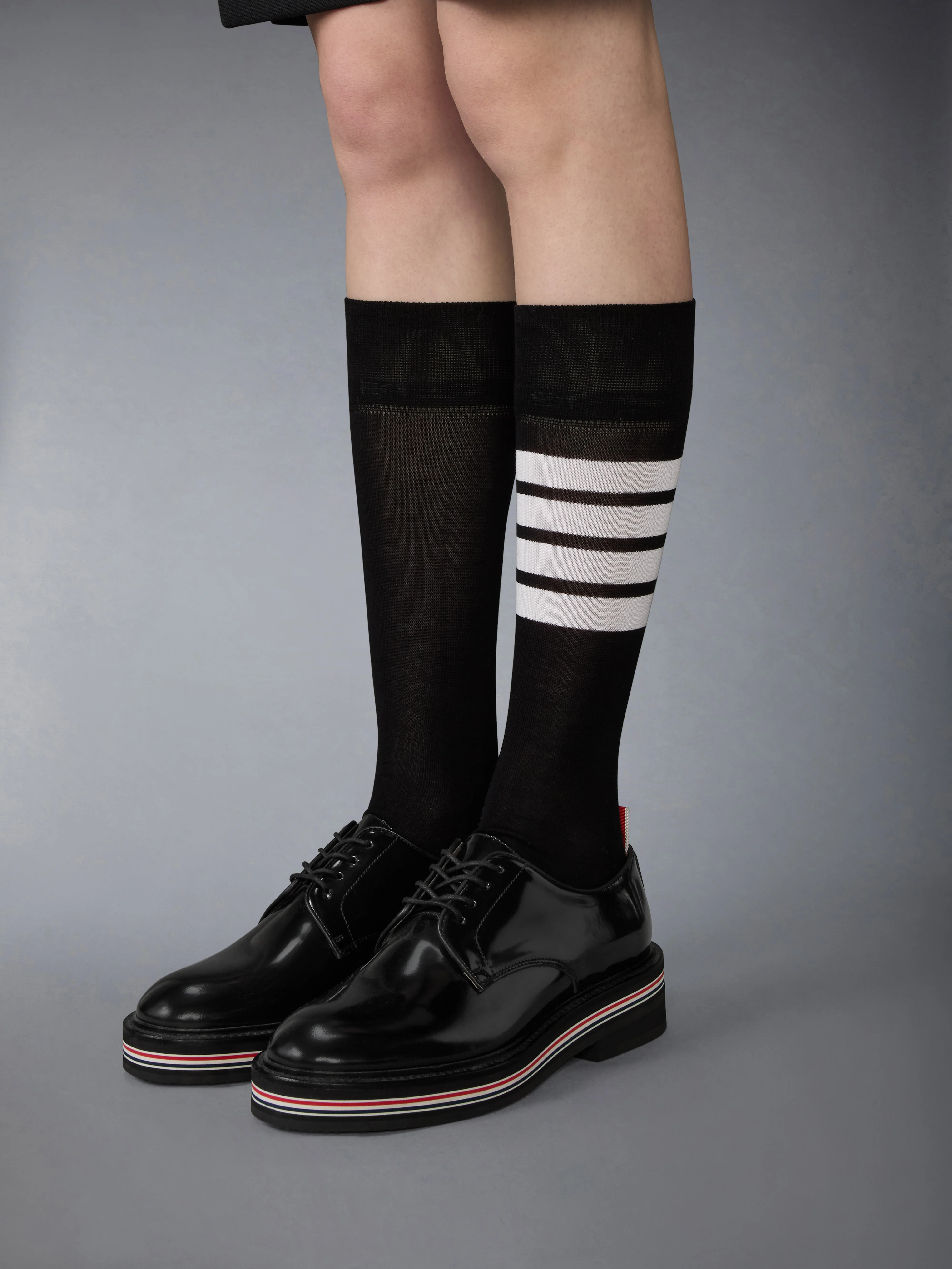 SOFT SPAZZOLATO RUBBER SOLE UNIFORM SHOE - Image 4