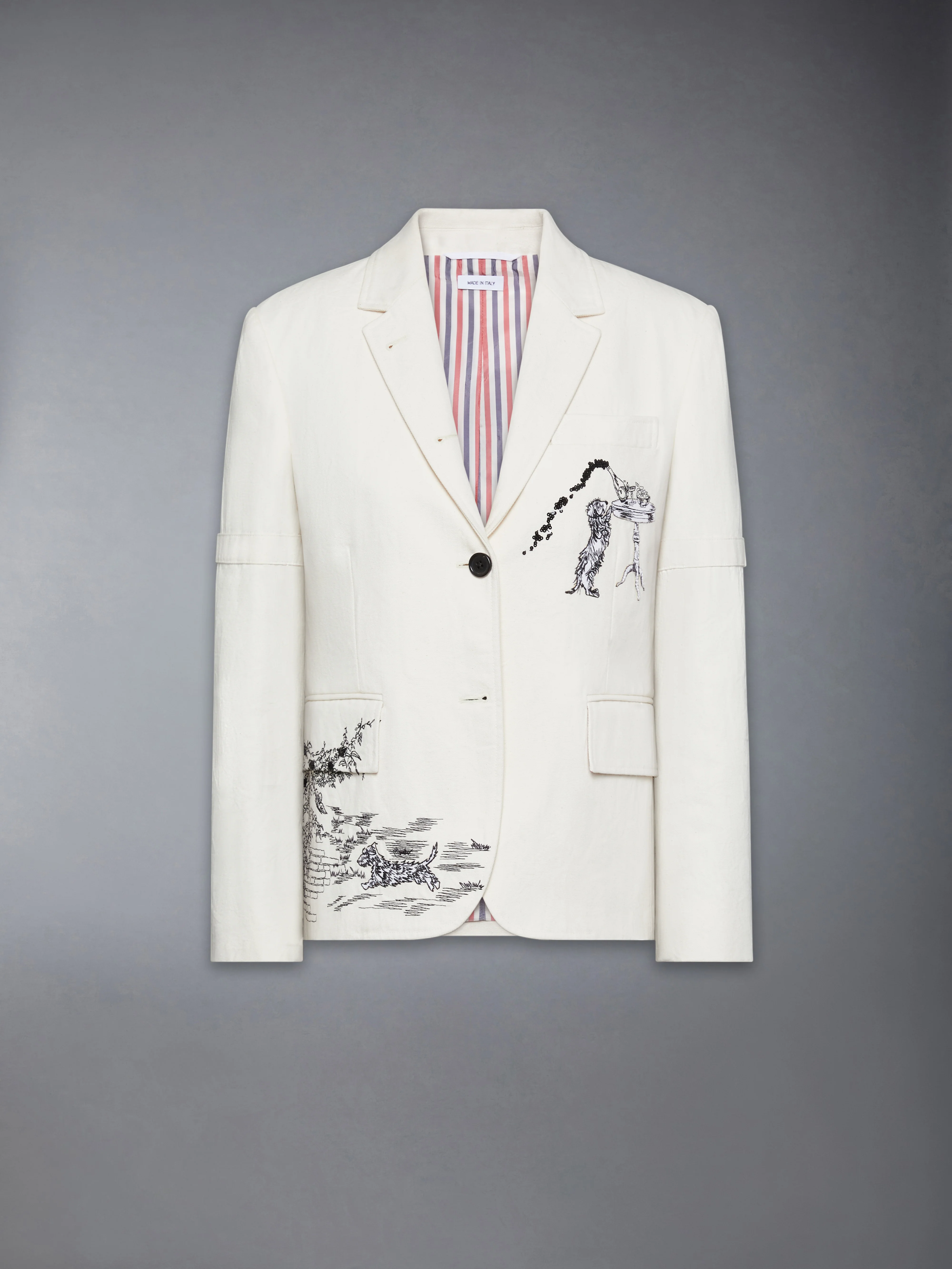 SOLID CANVAS UNCONSTRUCTED RELAXED FIT SPORTCOAT - Image 7