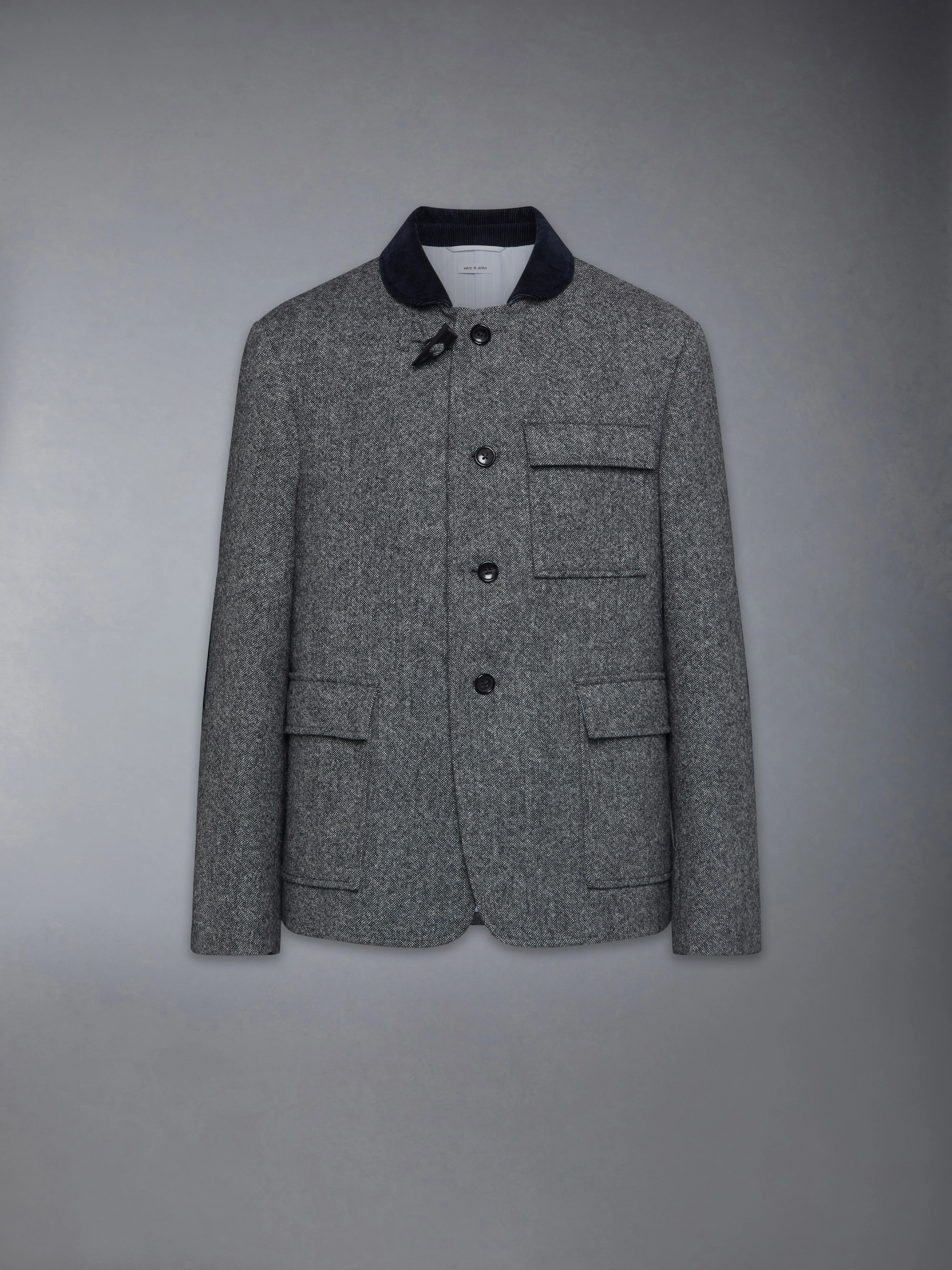 SOLID DONEGAL TWEED FISHERMAN SHAWL SPORTCOAT - Image 6
