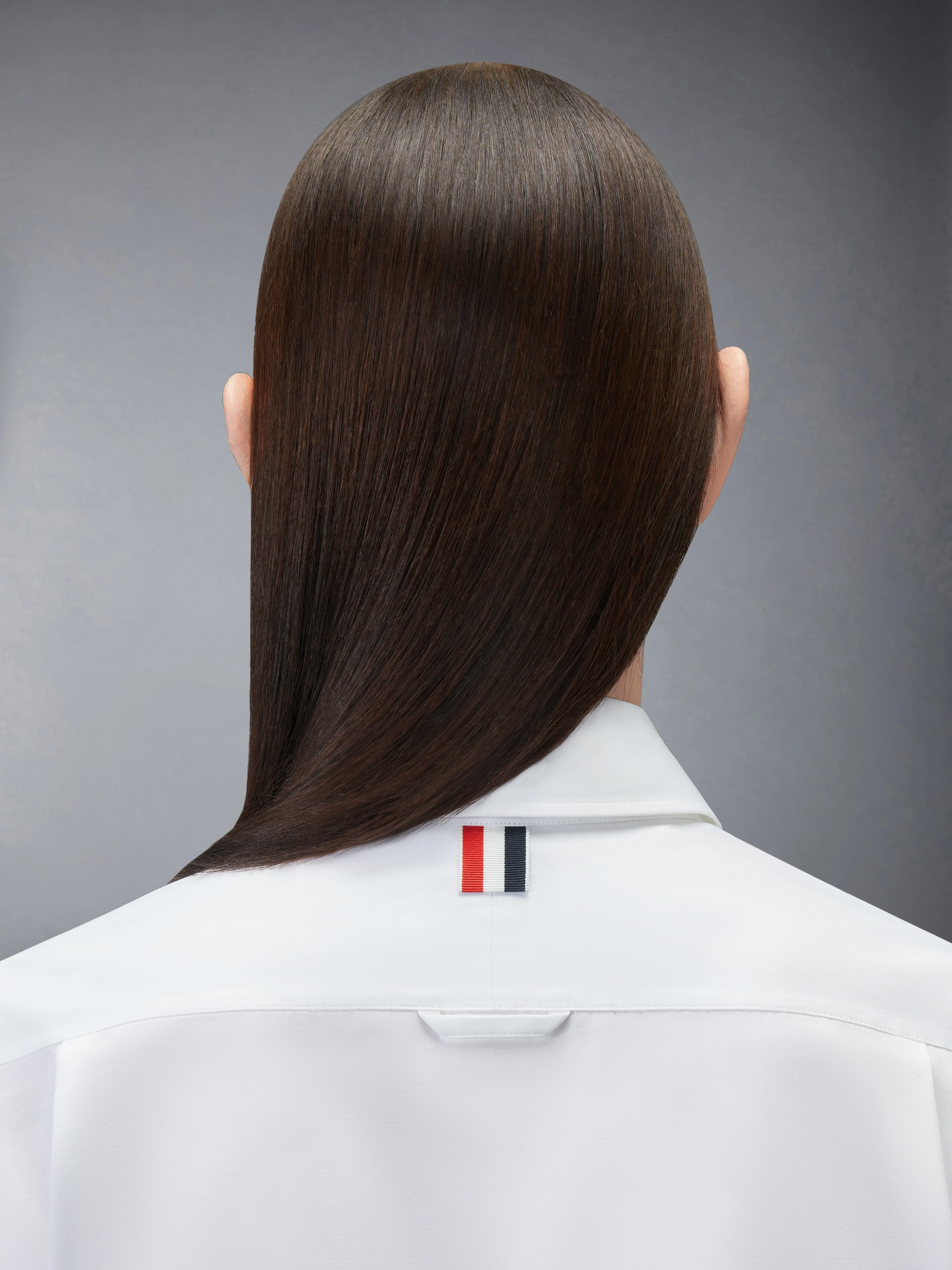 SOLID POPLIN ARMBAND FRENCH CUFF SHIRT - Image 8