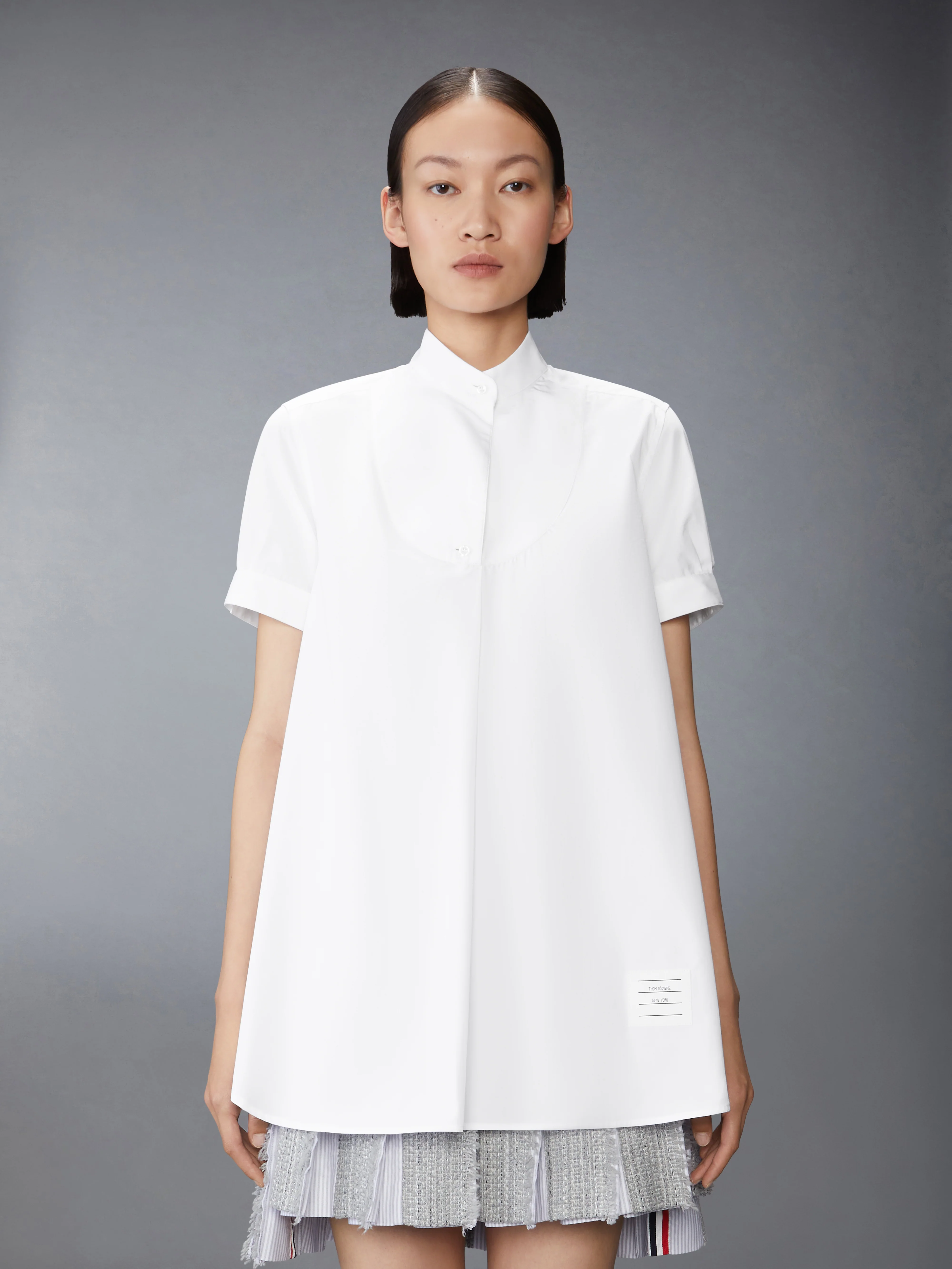 SOLID POPLIN TUNIC SHIRT - Image 2