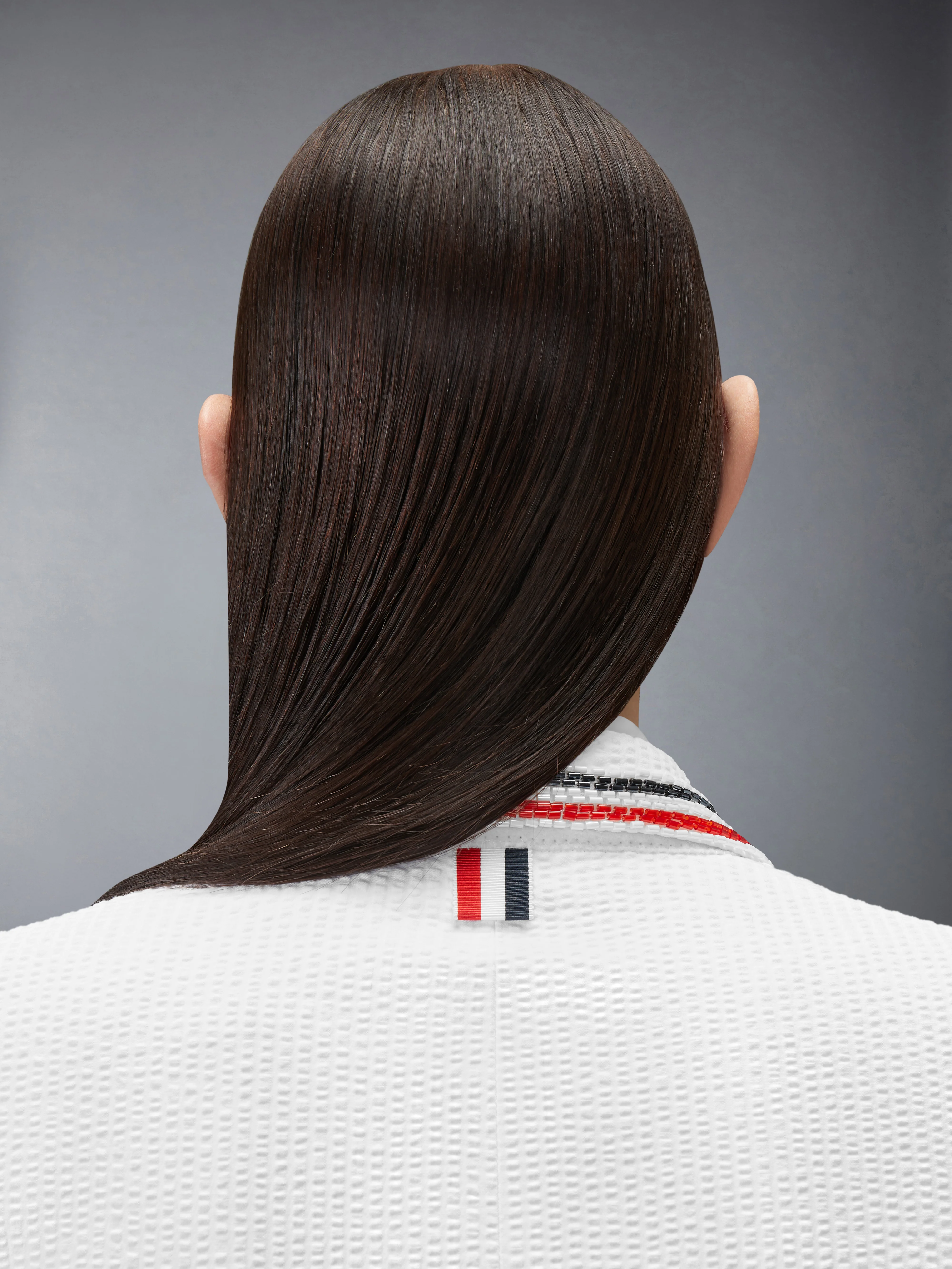 SOLID SEERSUCKER CROPPED JACKET - Image 6
