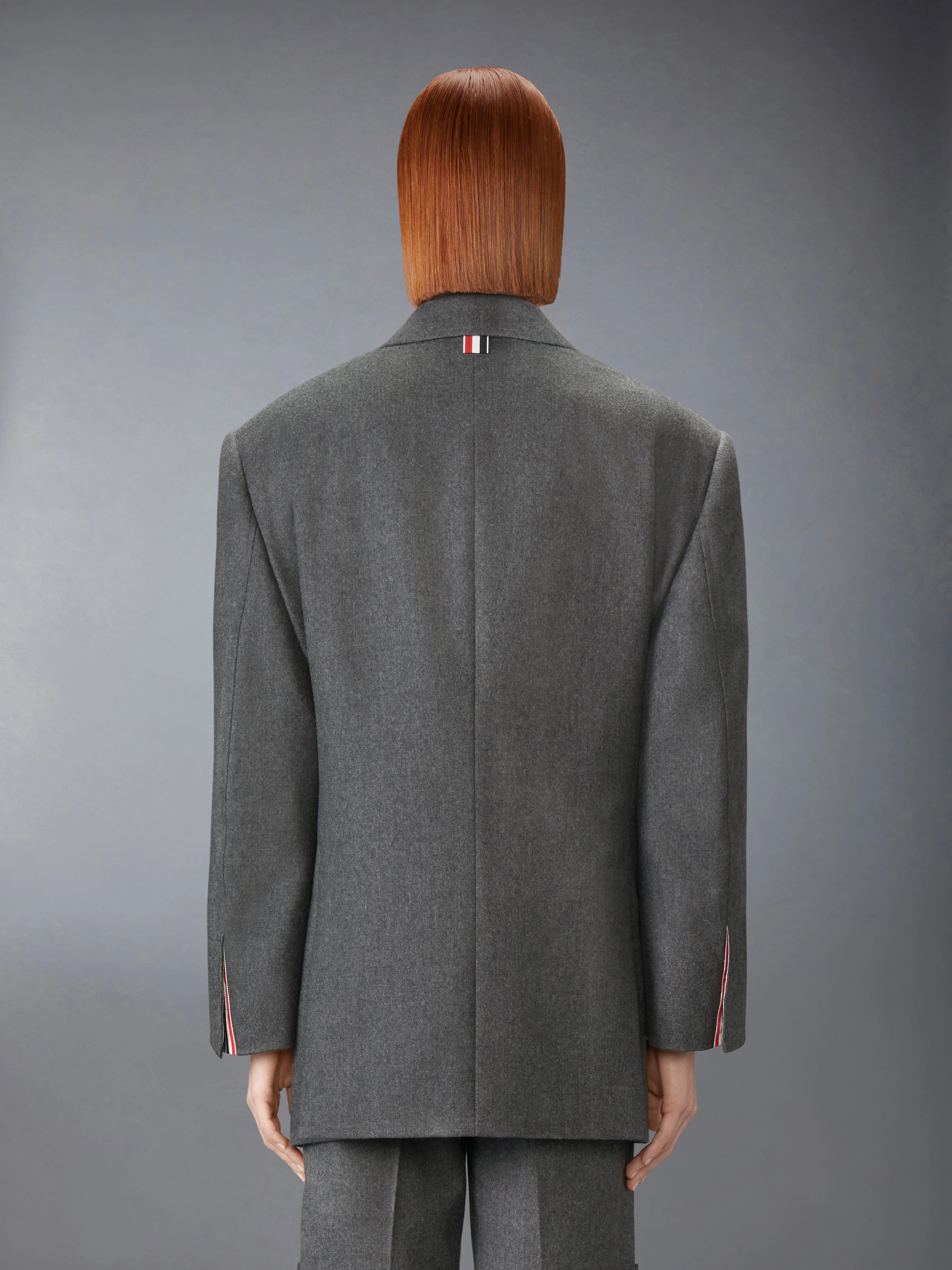 SOLID WOOL FLANNEL OVERSIZED SPORTCOAT - Image 2