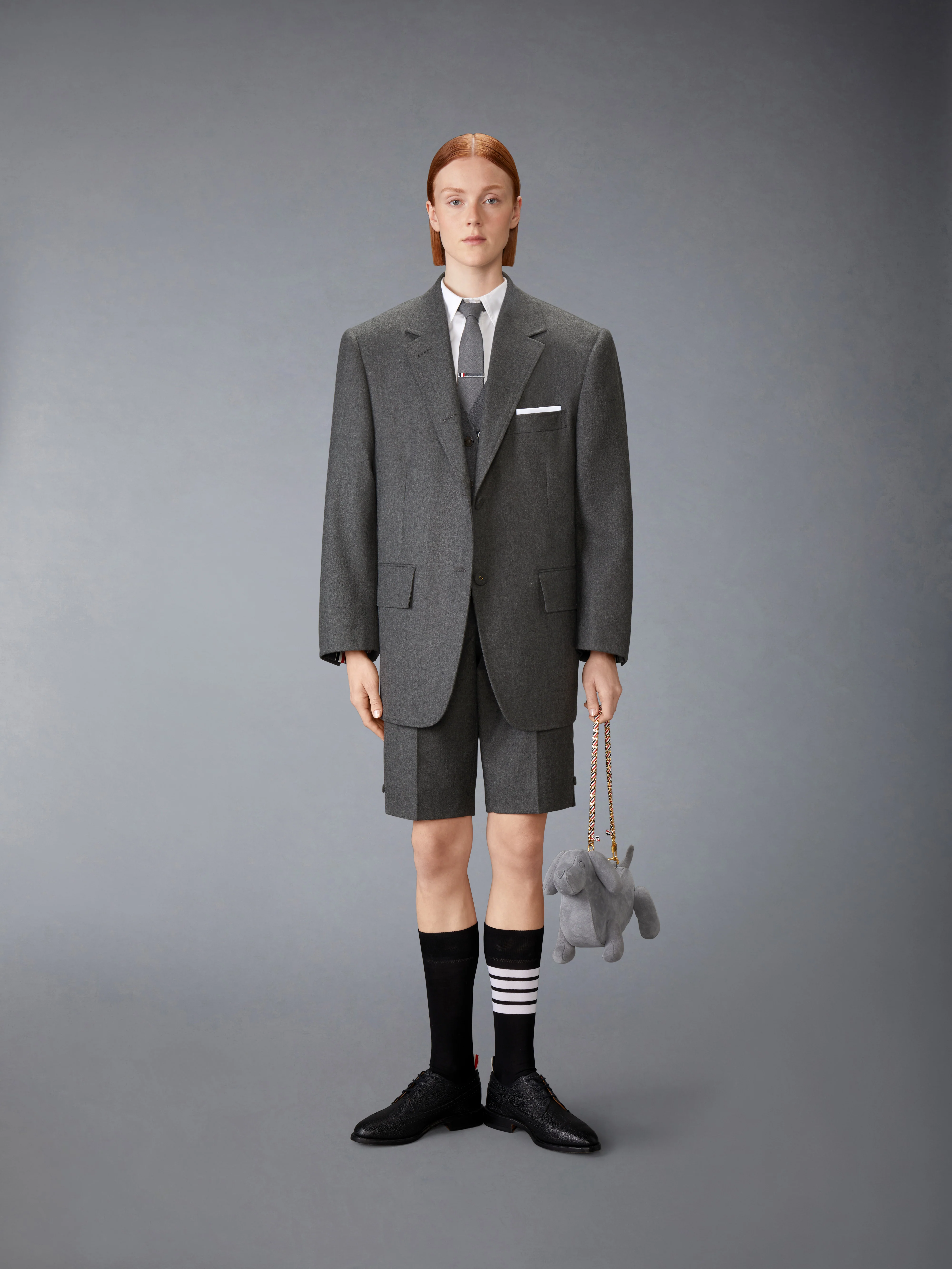 SOLID WOOL FLANNEL OVERSIZED SPORTCOAT - Image 3