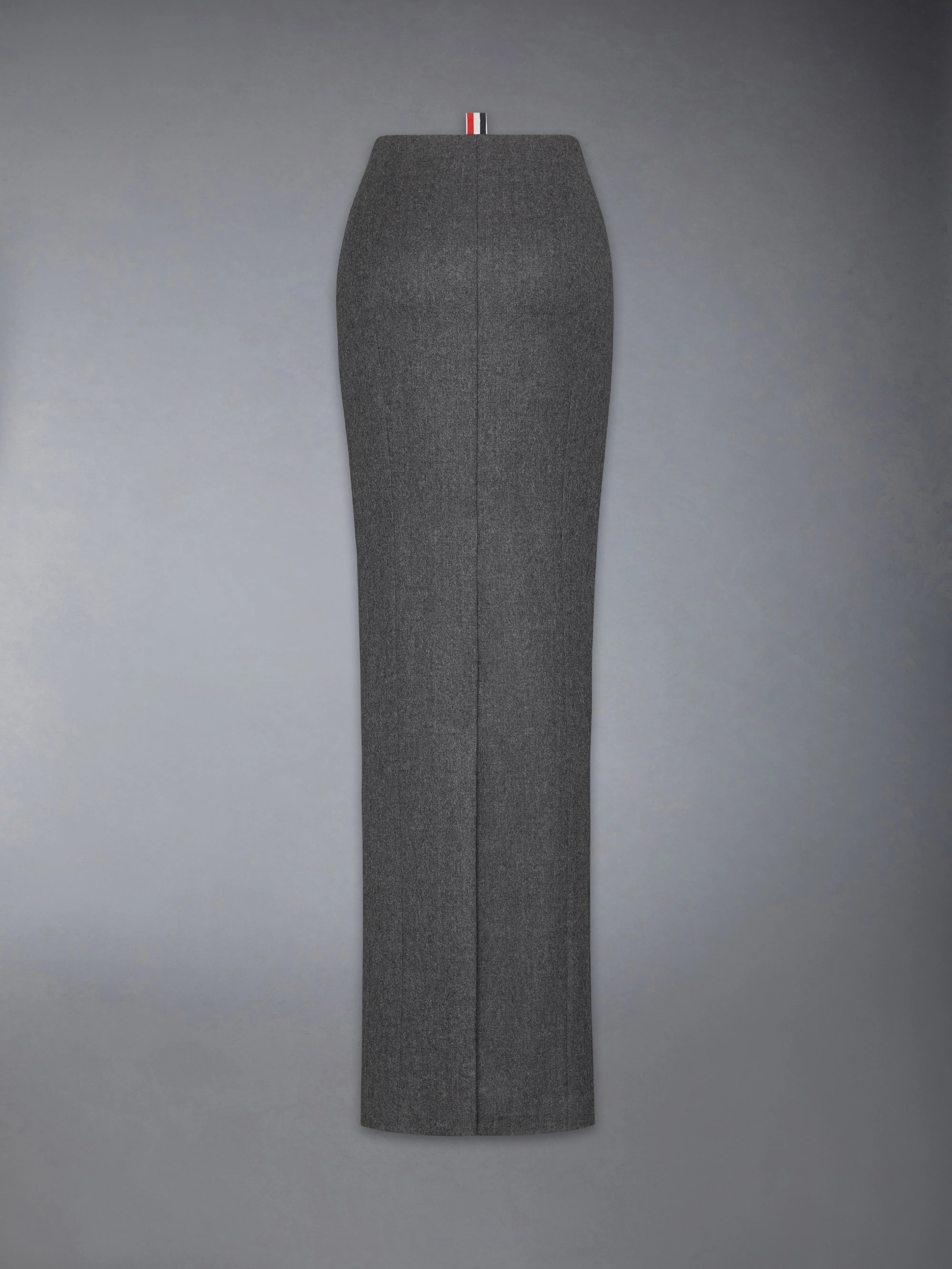 SOLID WOOL FLANNEL PENCIL SKIRT - Image 7