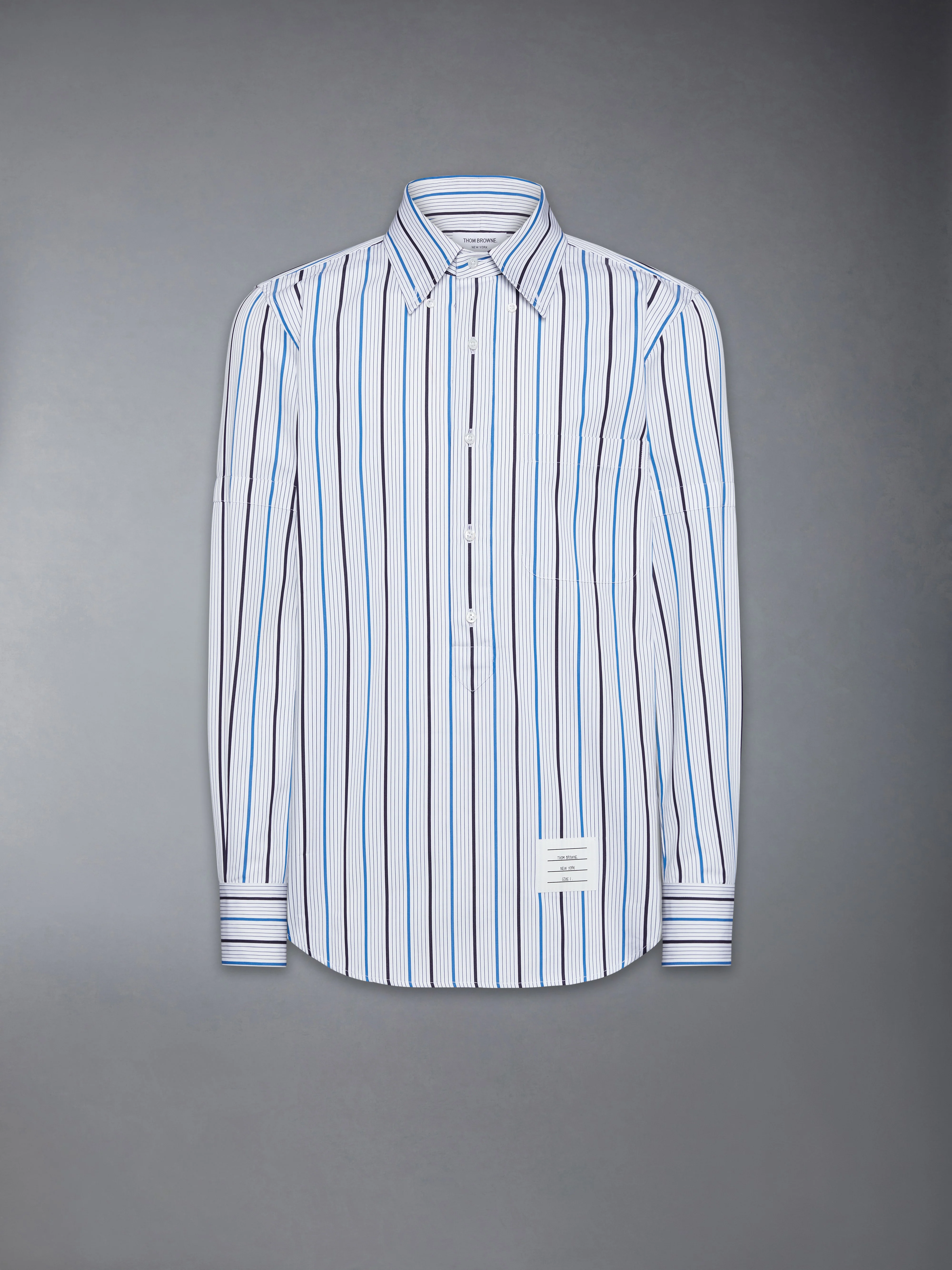 STRIPED POPLIN ARMBAND POPOVER ARMBAND SHIRT - Image 7