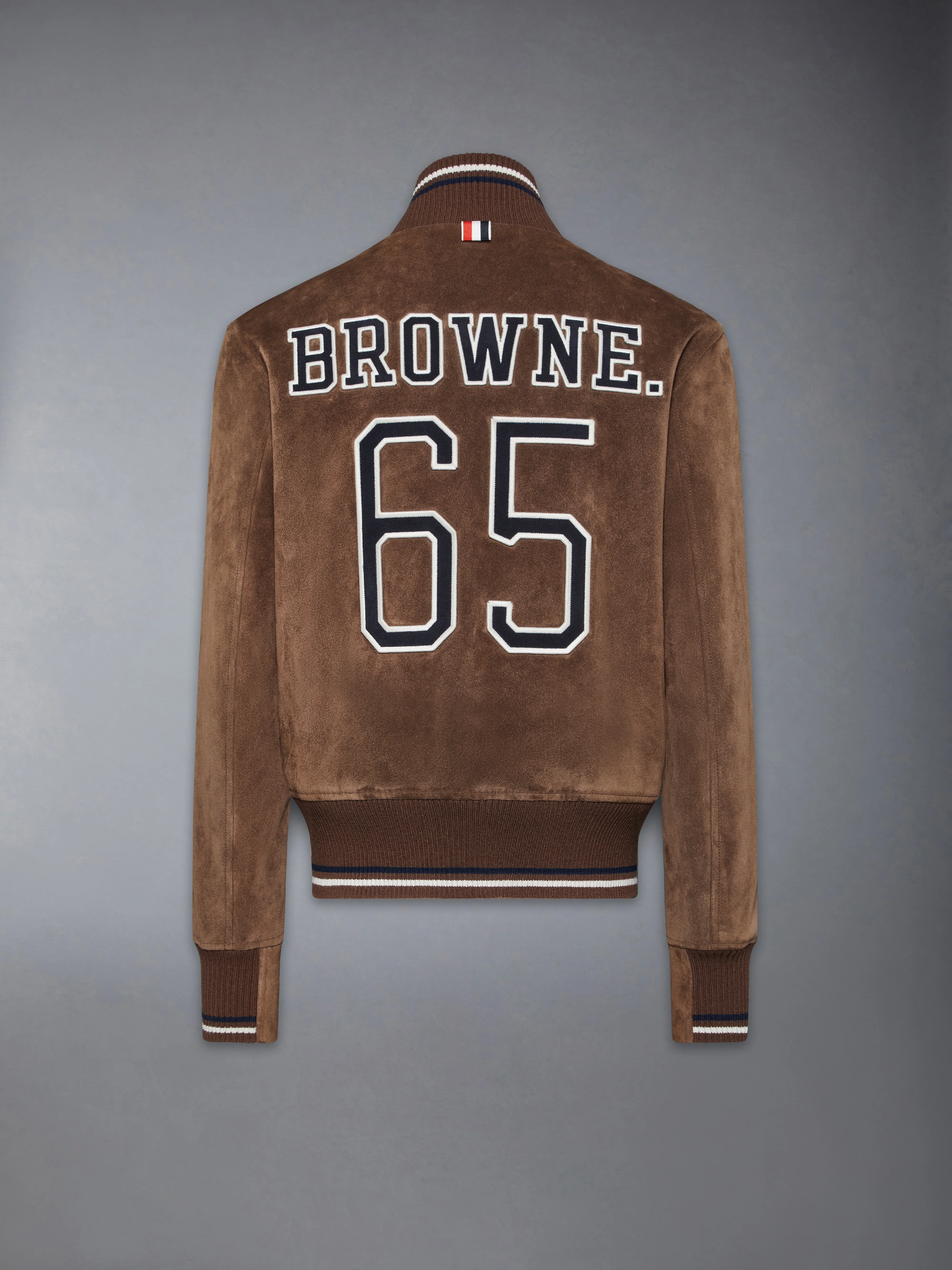 SUEDE KNIT RIB BLOUSON JACKET - Image 7