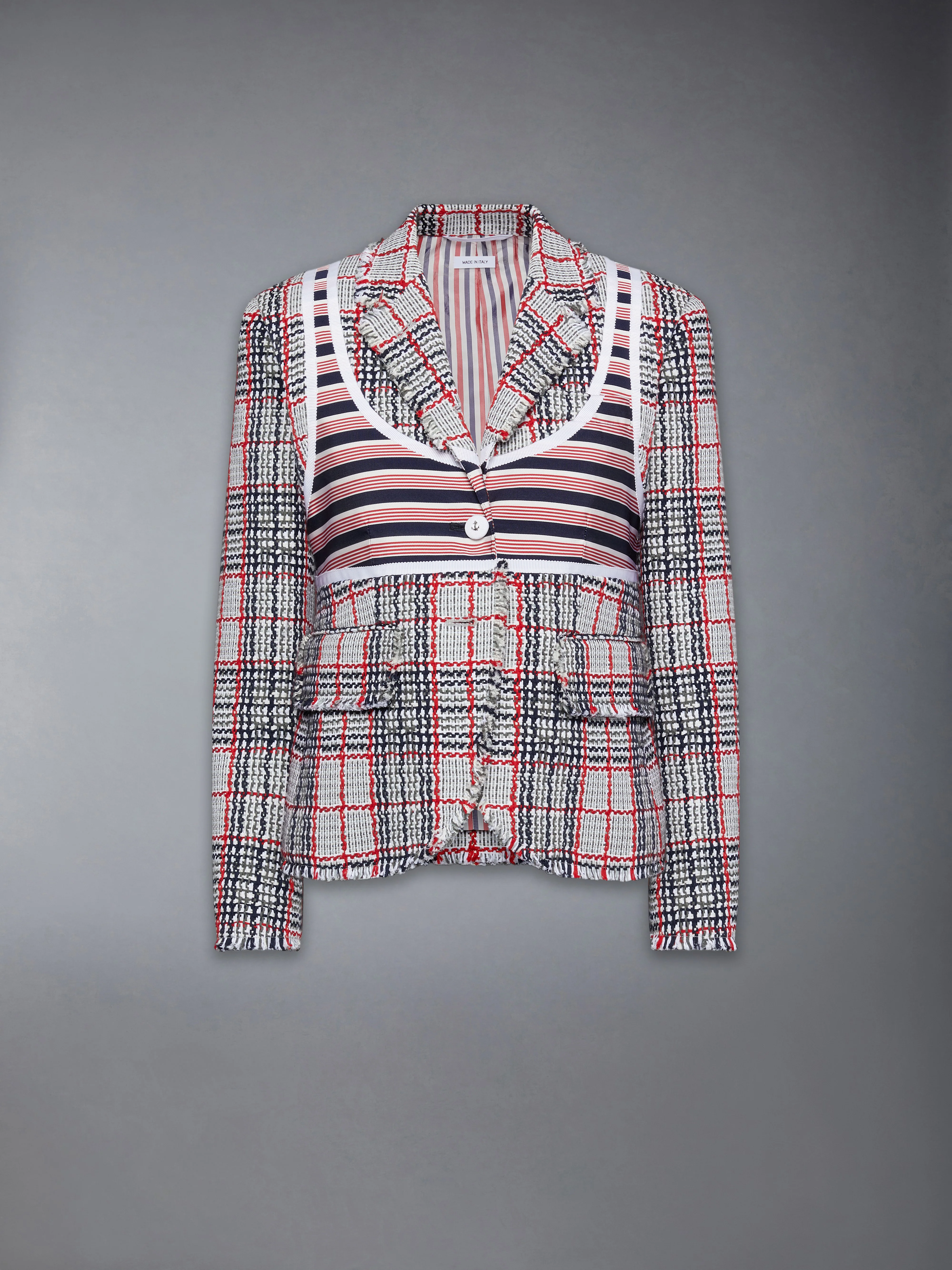 SUMMER TWEED TROMPE L’ŒIL BIKINI FRAY EDGE SPORTCOAT - Image 5
