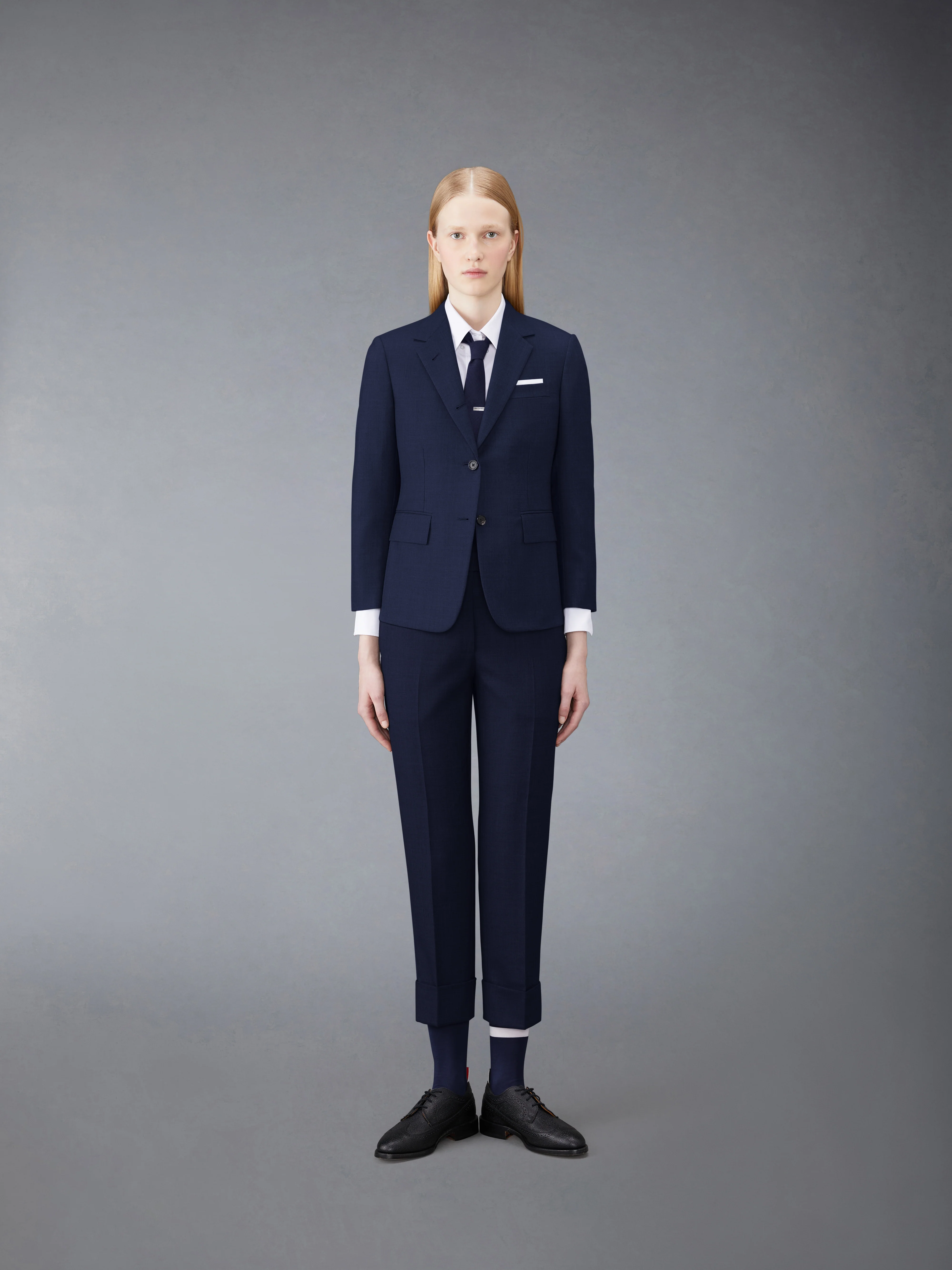 SUPER 120’S TWILL BACKSTRAP TROUSER - Image 3