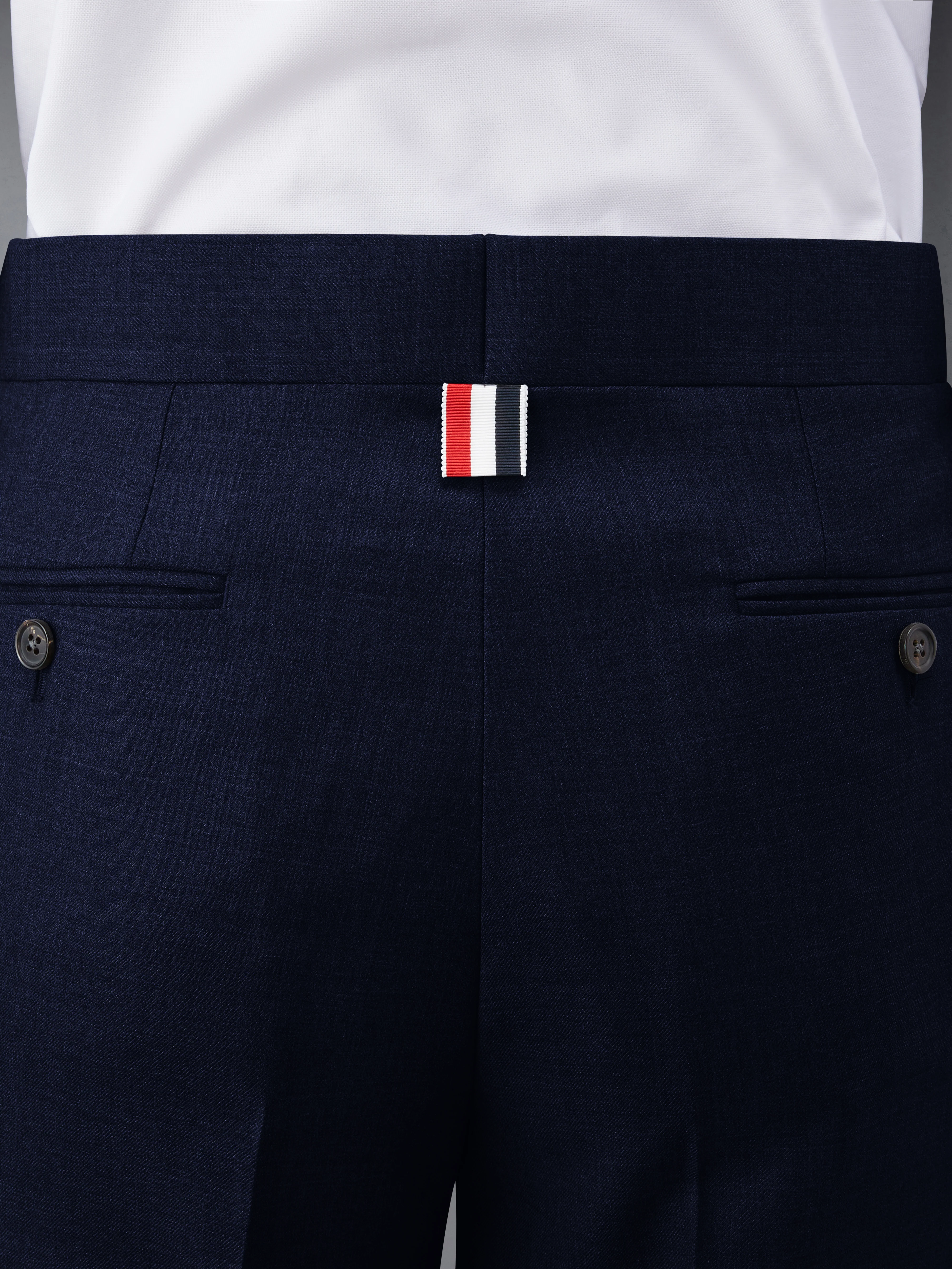 SUPER 120’S TWILL LOW RISE TROUSER - Image 4