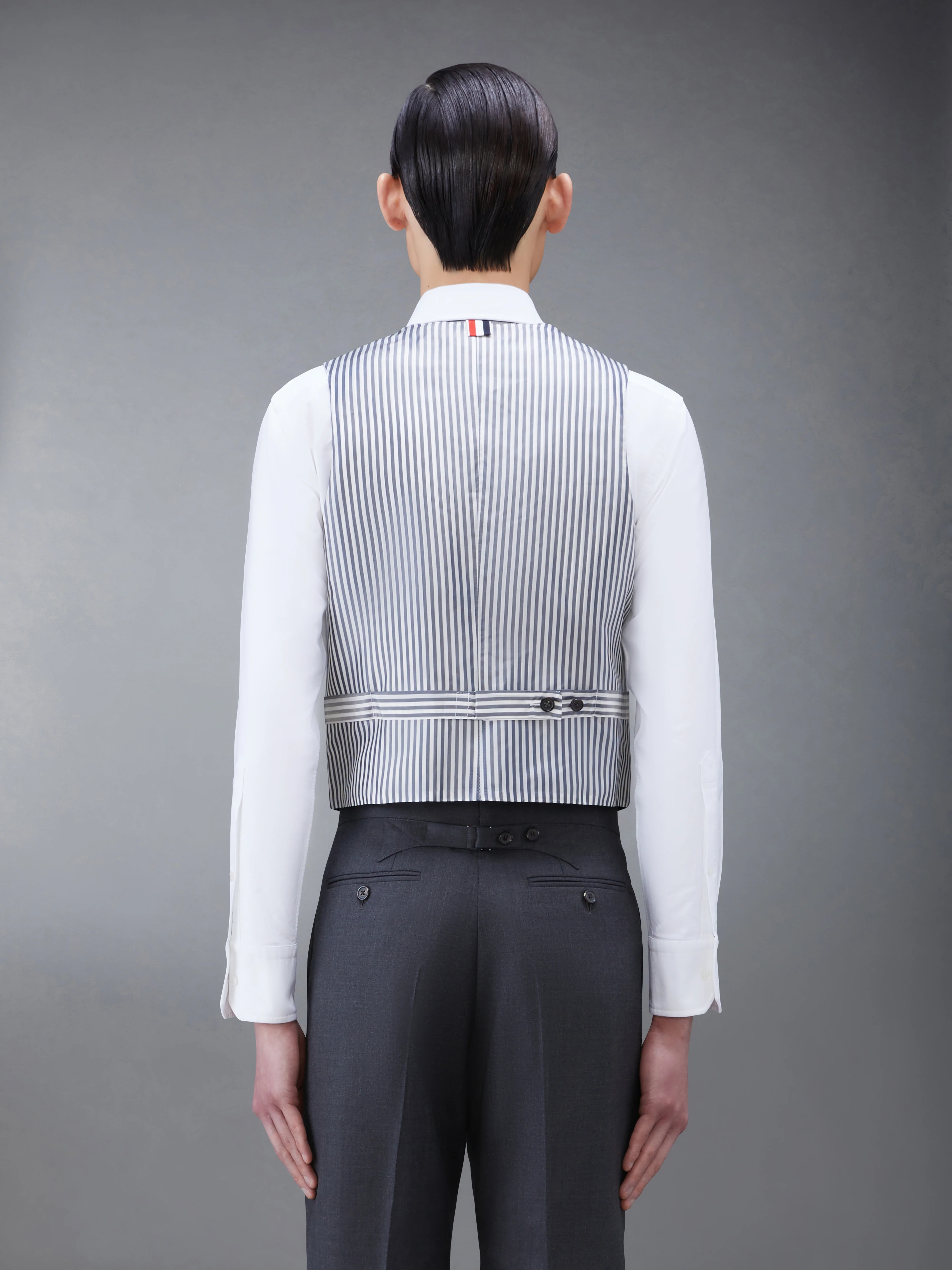 SUPER 120'S TWILL 5 BUTTON VEST - Image 2