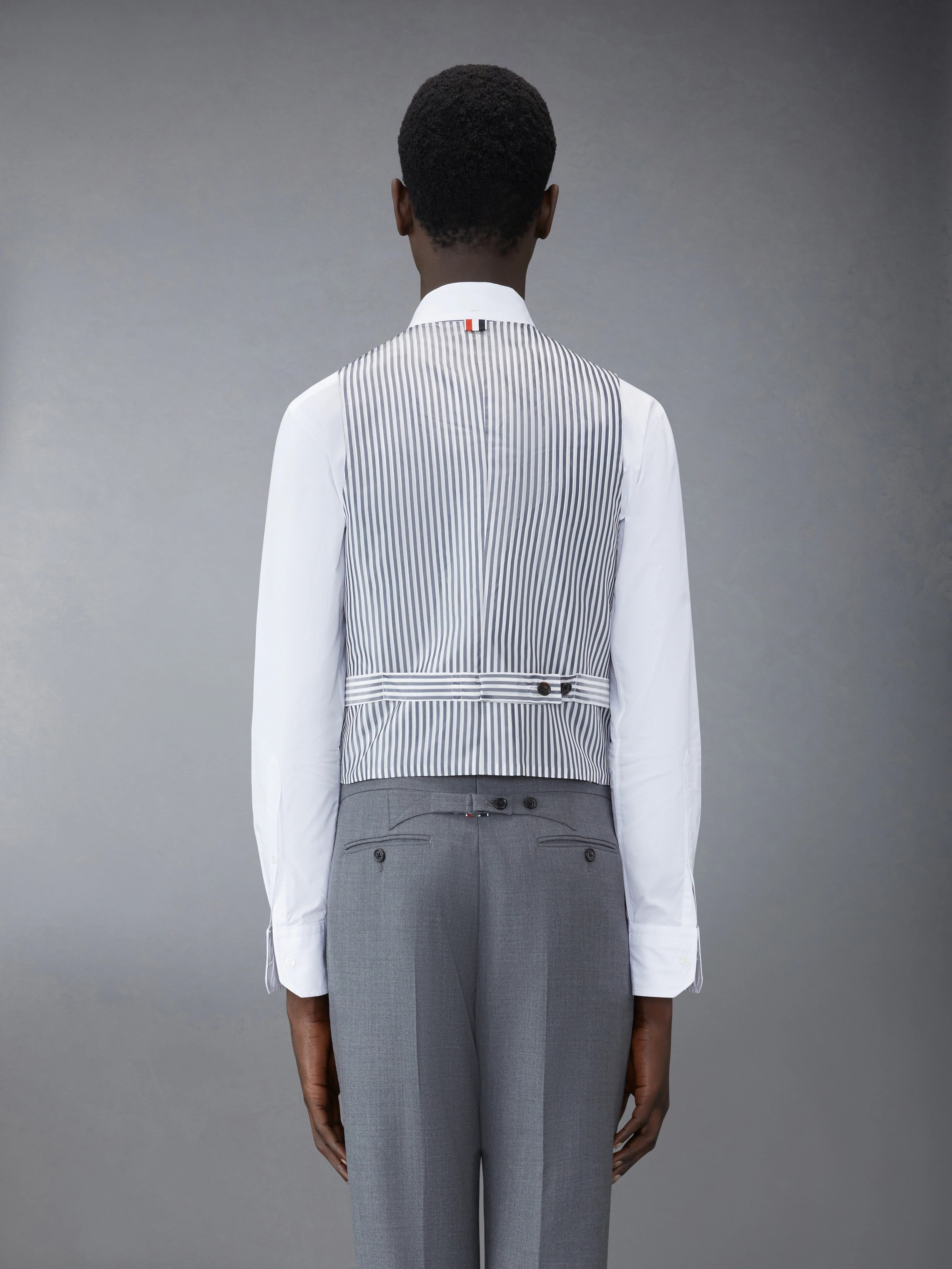 SUPER 120'S TWILL 5 BUTTON VEST - Image 2
