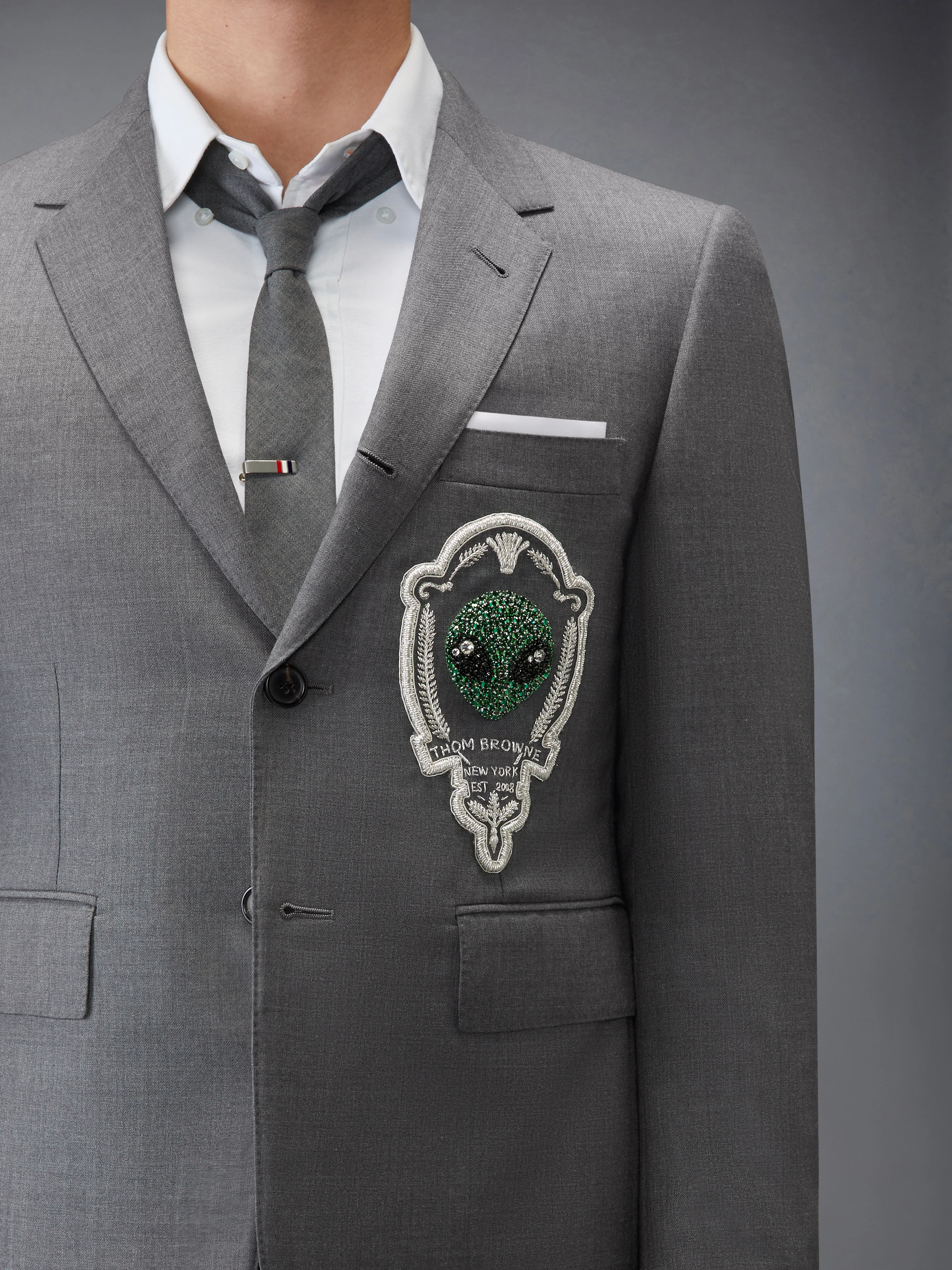 SUPER 120'S TWILL ALIEN CREST CLASSIC SPORTCOAT - Image 6