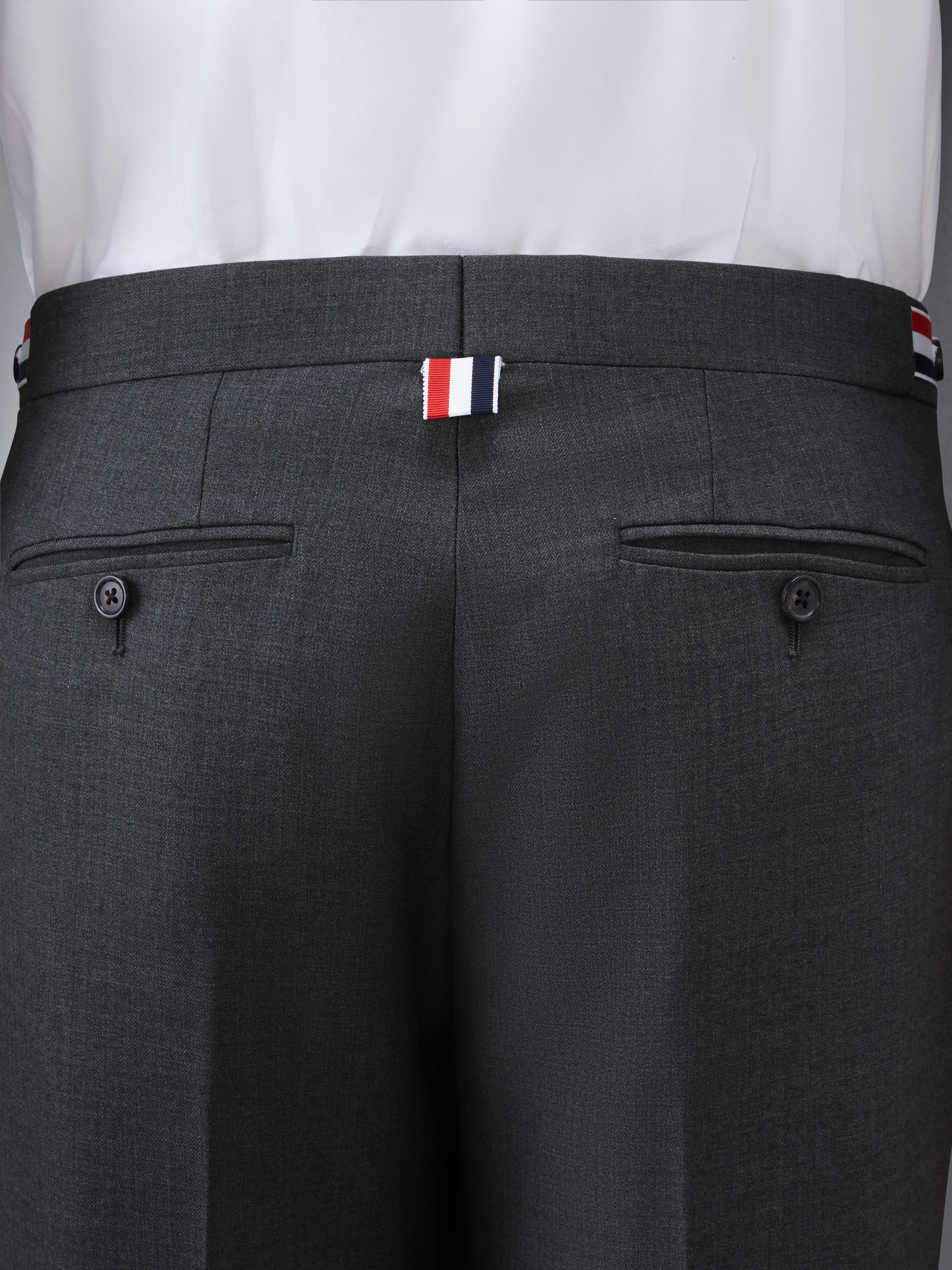 SUPER 120's TWILL LOW RISE TROUSER - Image 4