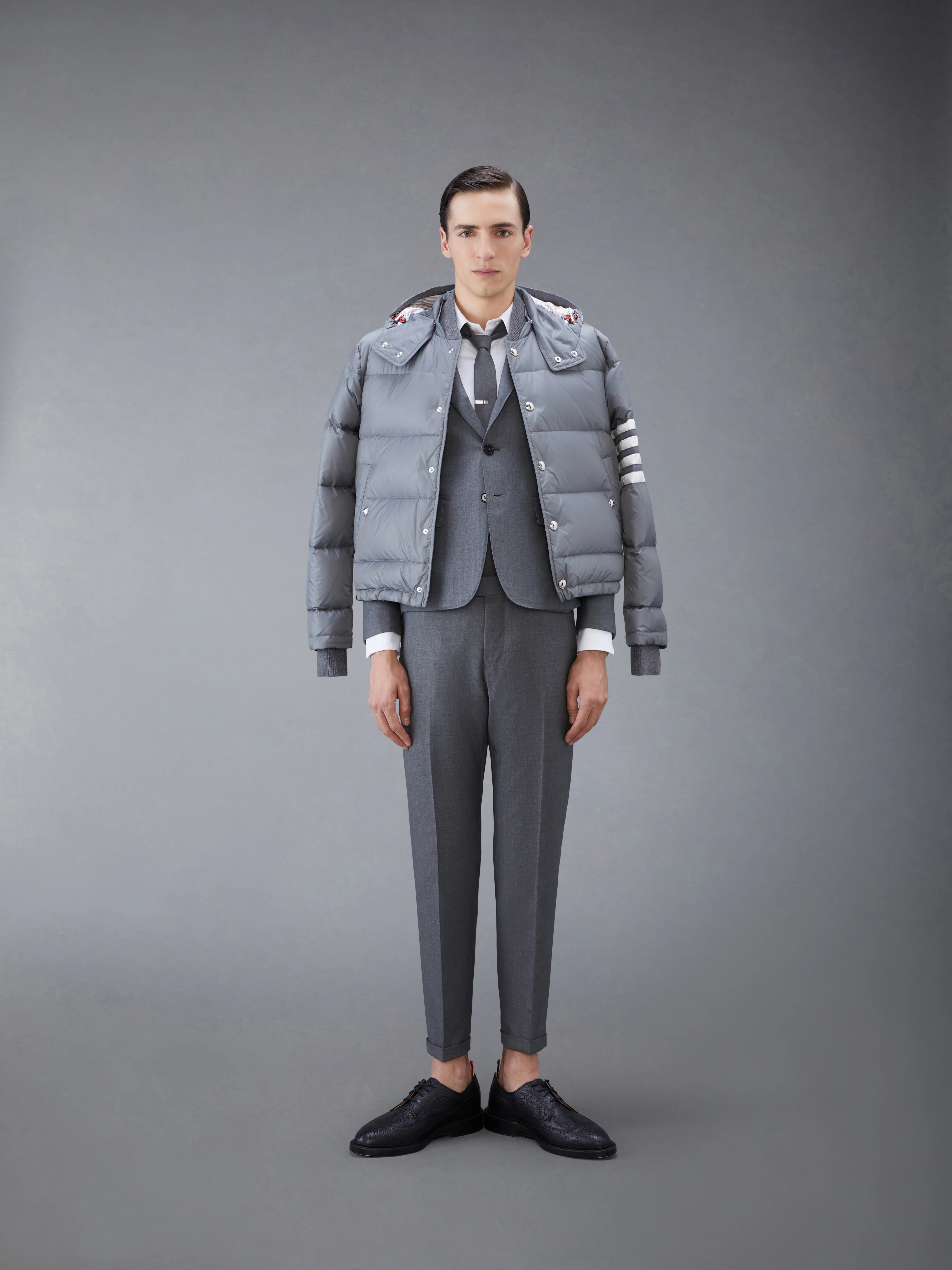SUPER 120's TWILL LOW RISE TROUSER - Image 3