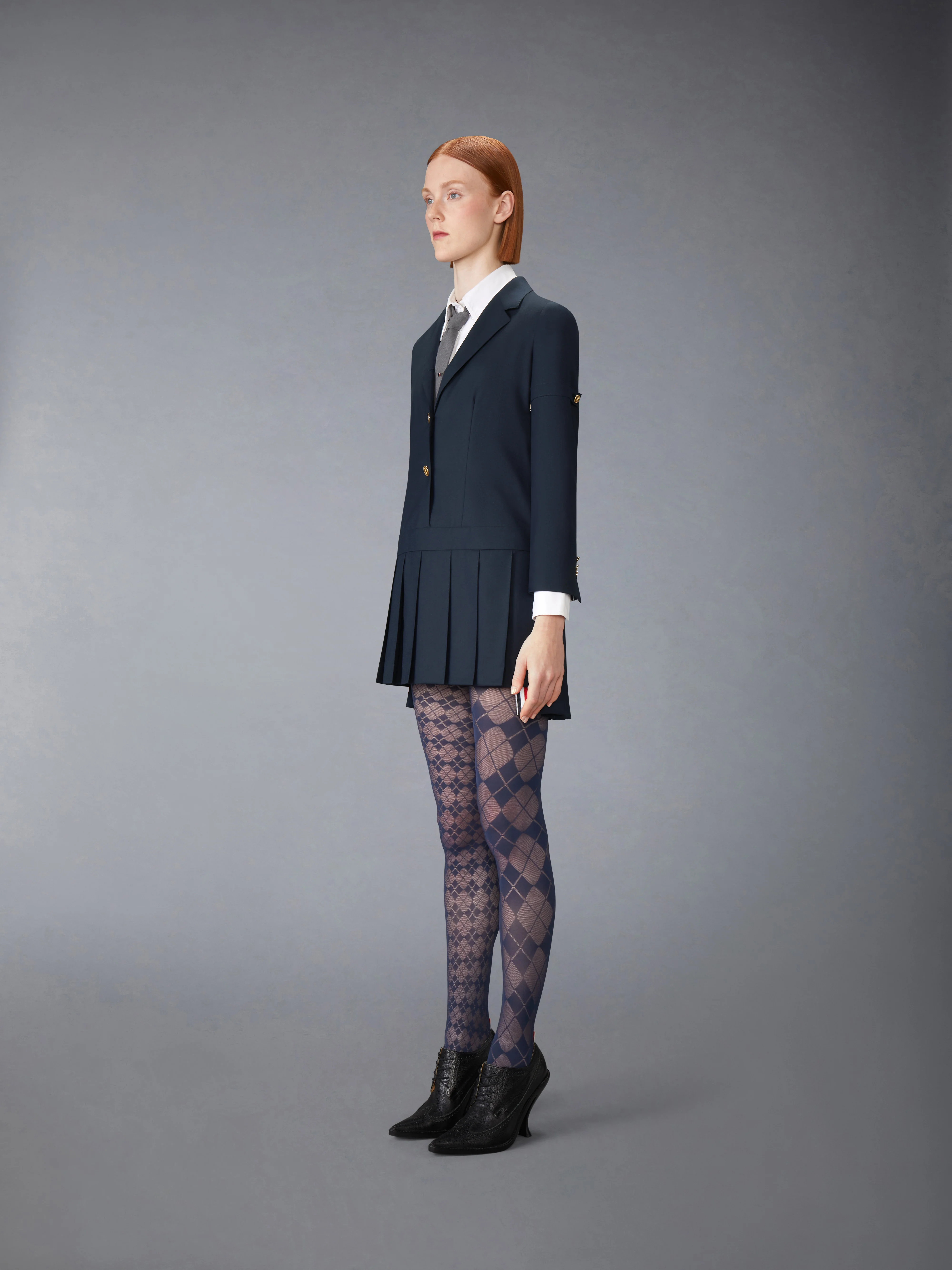 SUPER 120'S TWILL SPORTCOAT MINI DRESS - Image 2