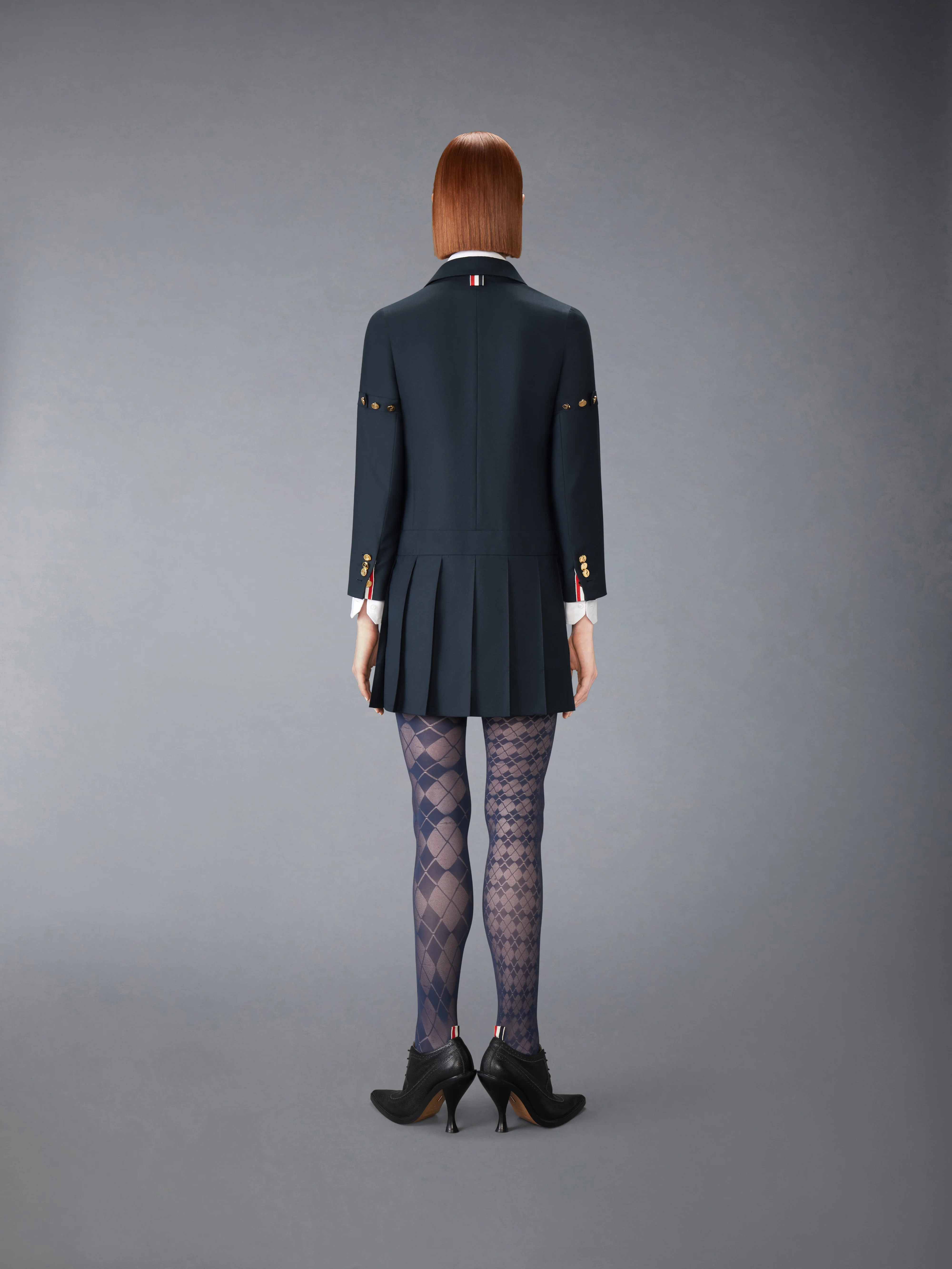 SUPER 120'S TWILL SPORTCOAT MINI DRESS - Image 5